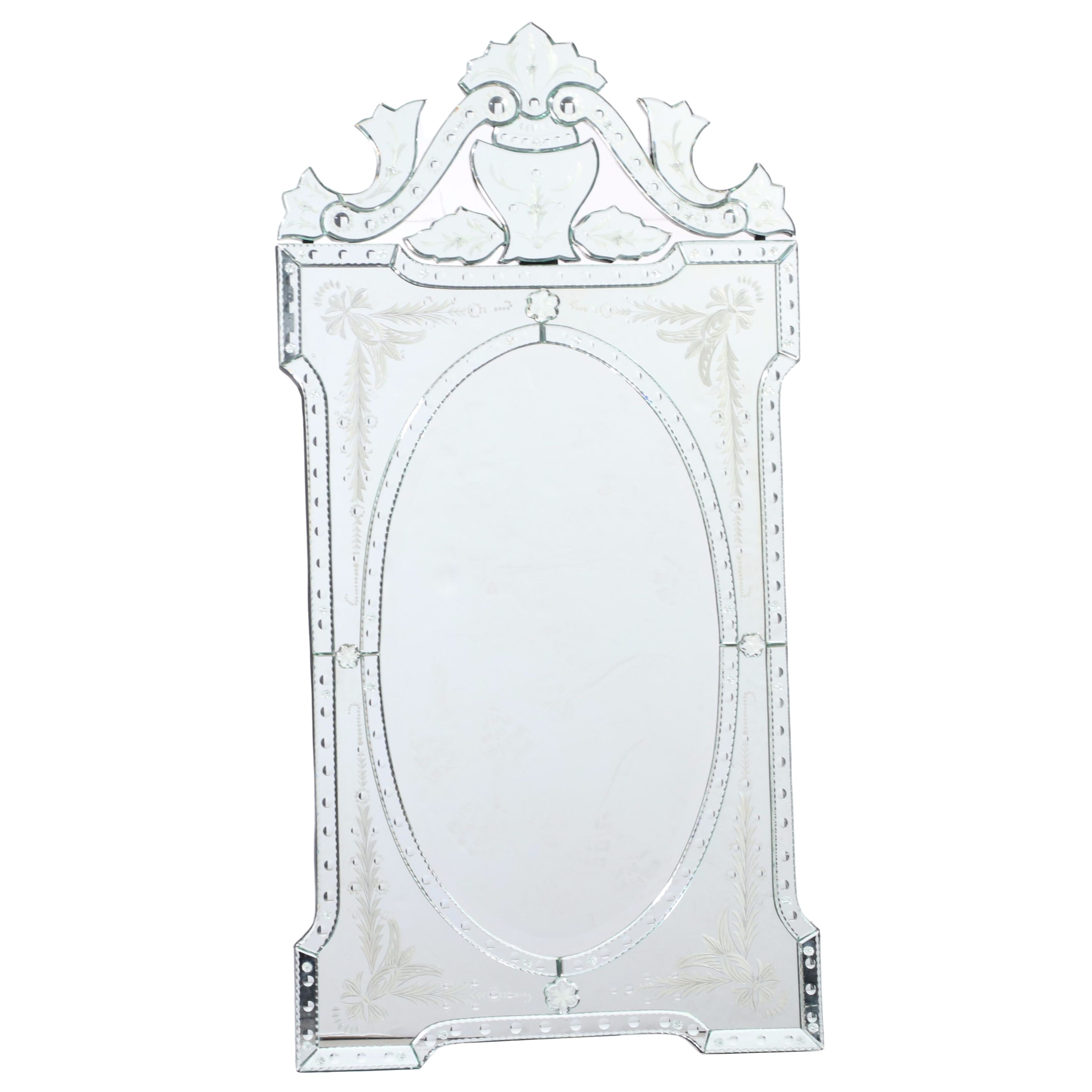 La Barge Venetian Style Wall Mirror, Late 20th to 21st Century
