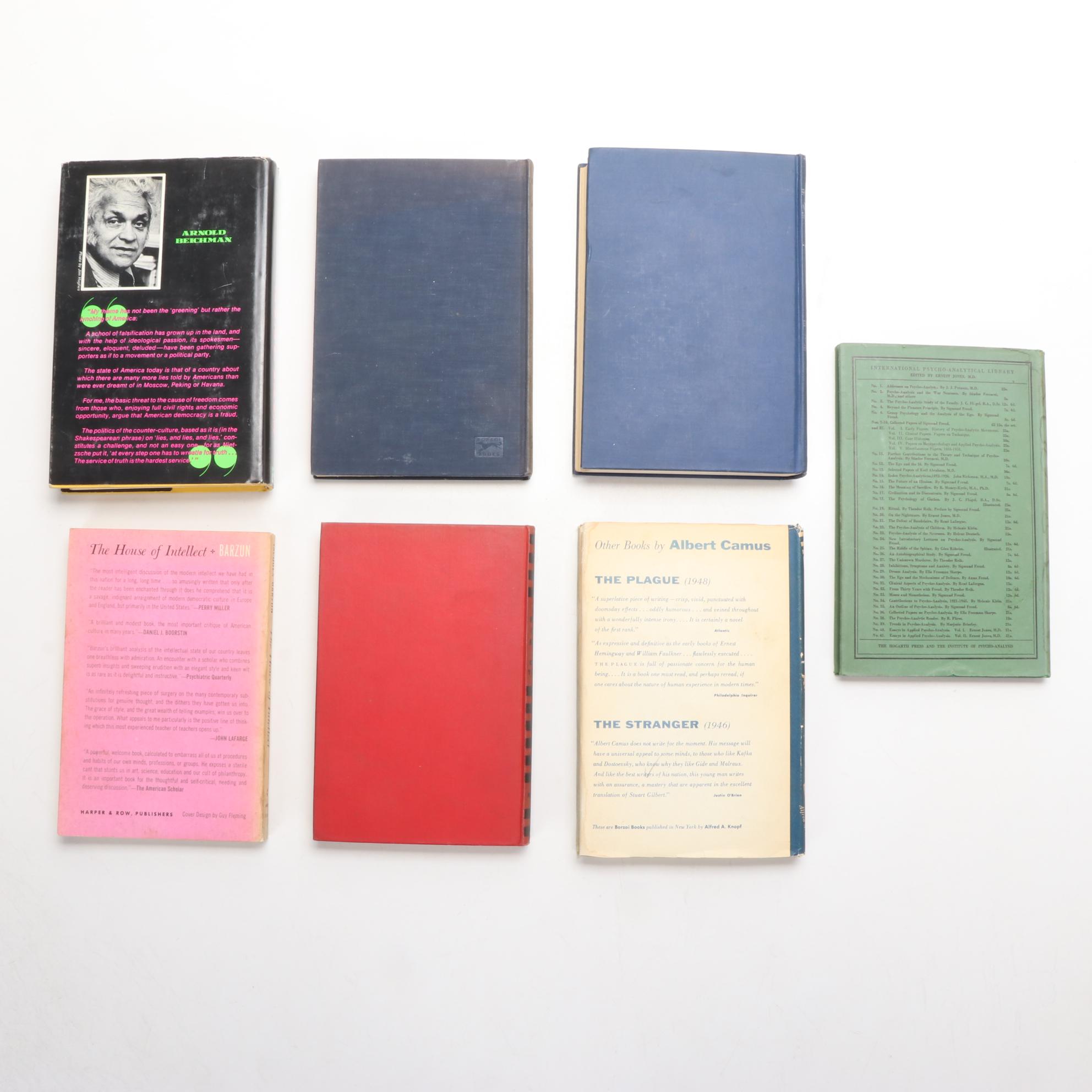 "The Rebel" by Albert Camus with Books on Social Criticism