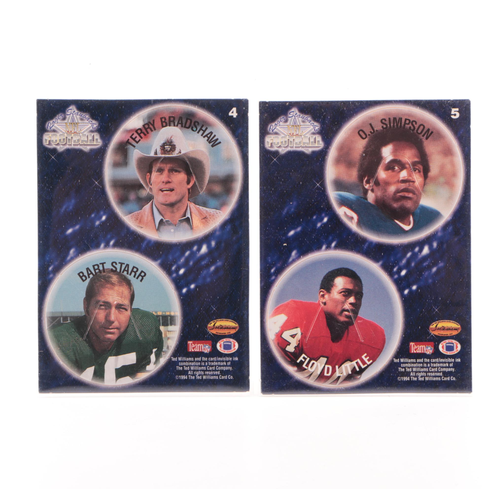 1960s-1980s NFL Football Cards with Hall of Fame Players and Stars