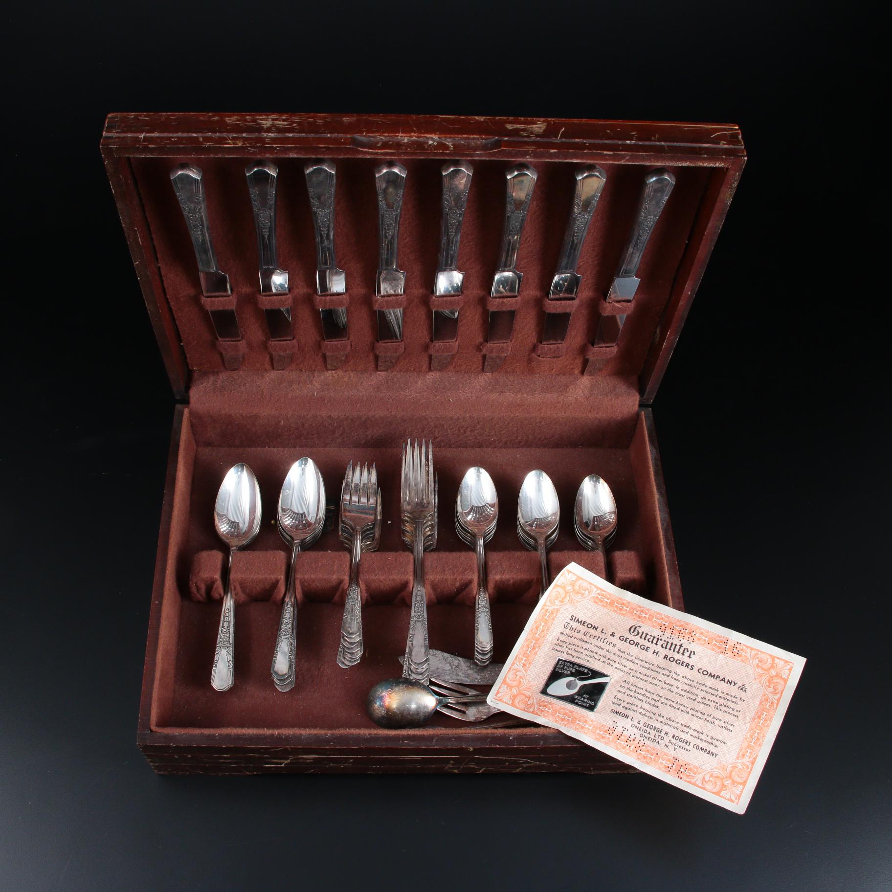 Simeon L. & George Rogers for Oneida Silver Plate Flatware