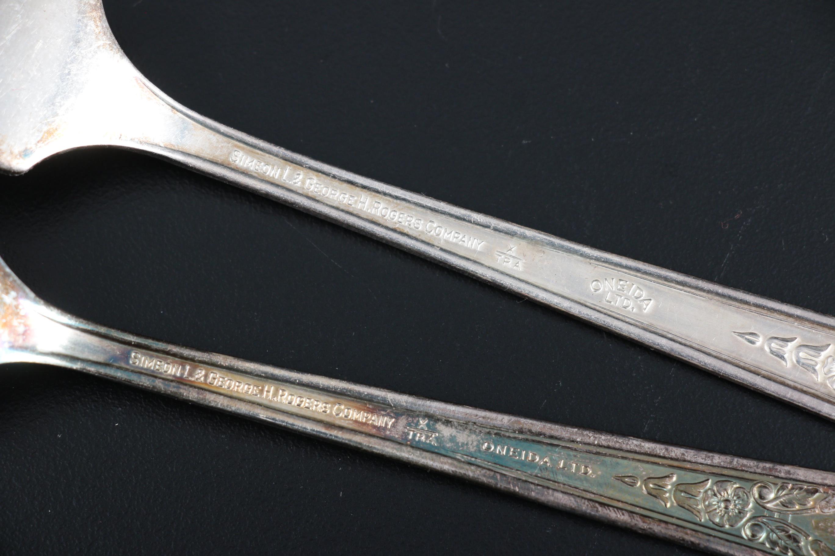 Simeon L. & George Rogers for Oneida Silver Plate Flatware
