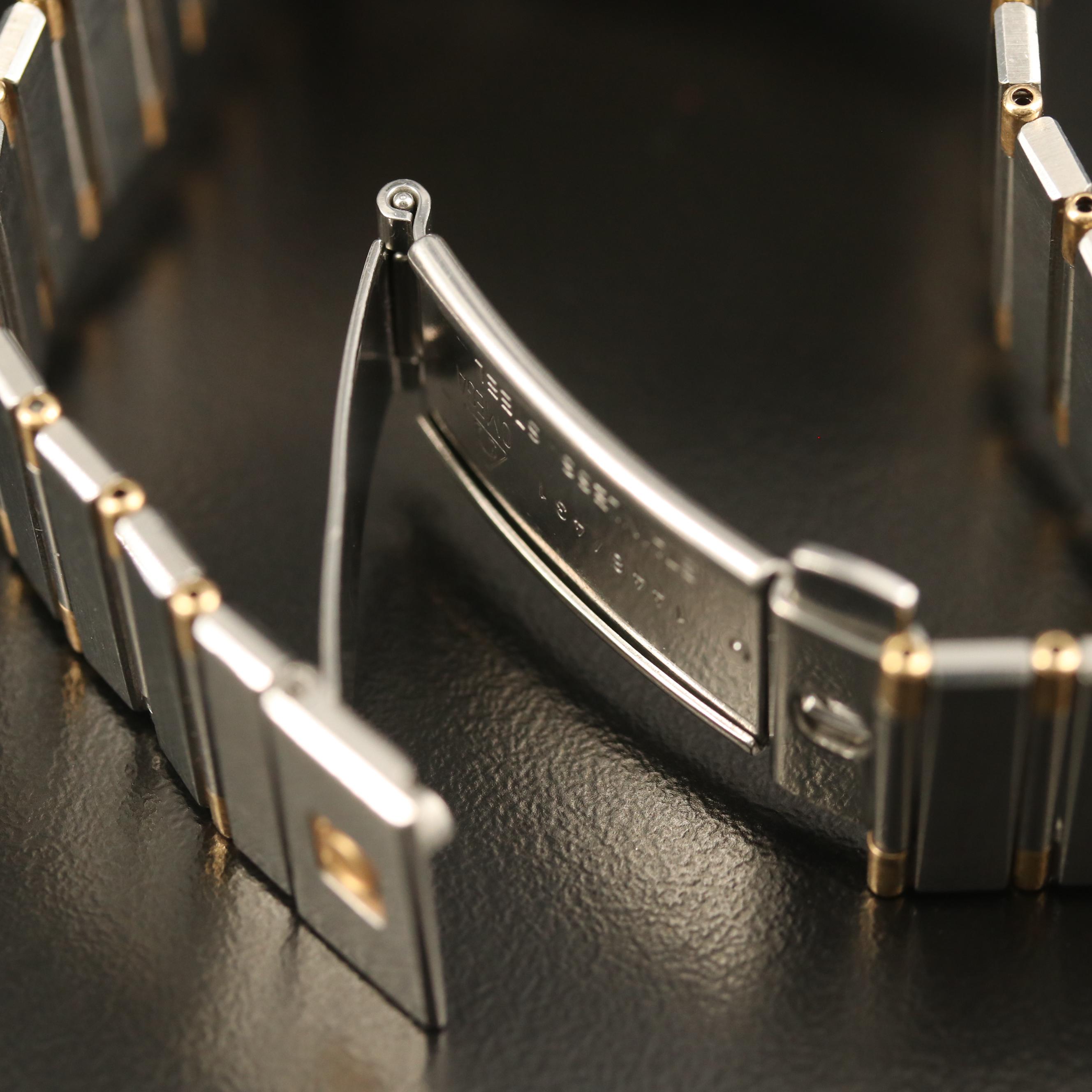 1987 Omega Constellation 18K Gold and Stainless Steel Quartz Watch