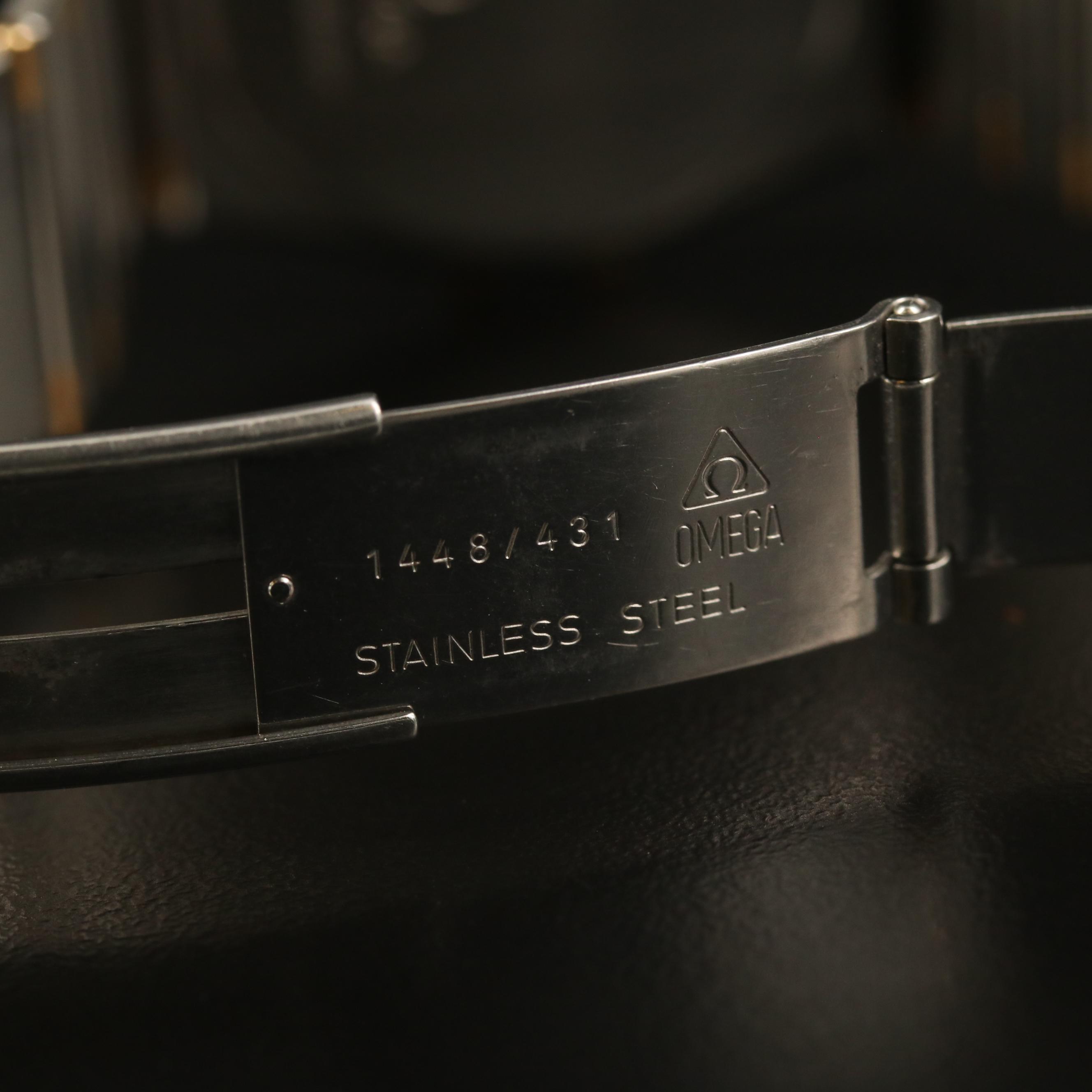 1987 Omega Constellation 18K Gold and Stainless Steel Quartz Watch