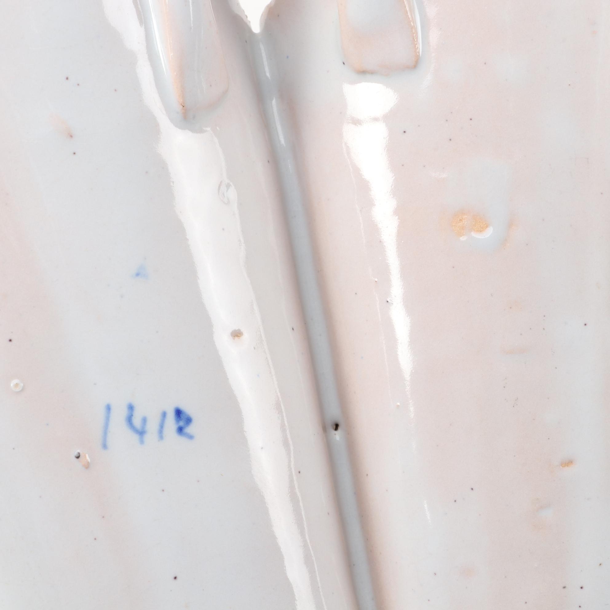 French Quimper Ceramic Wall Pocket