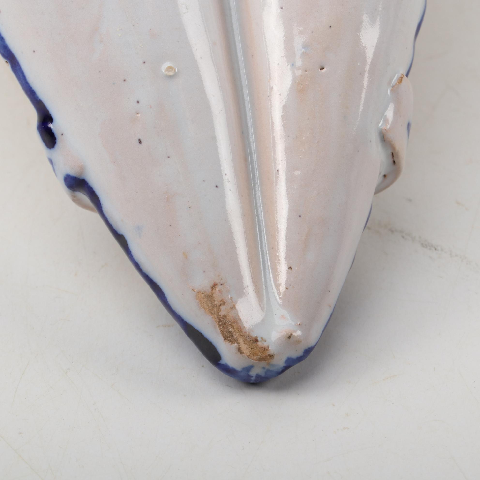 French Quimper Ceramic Wall Pocket