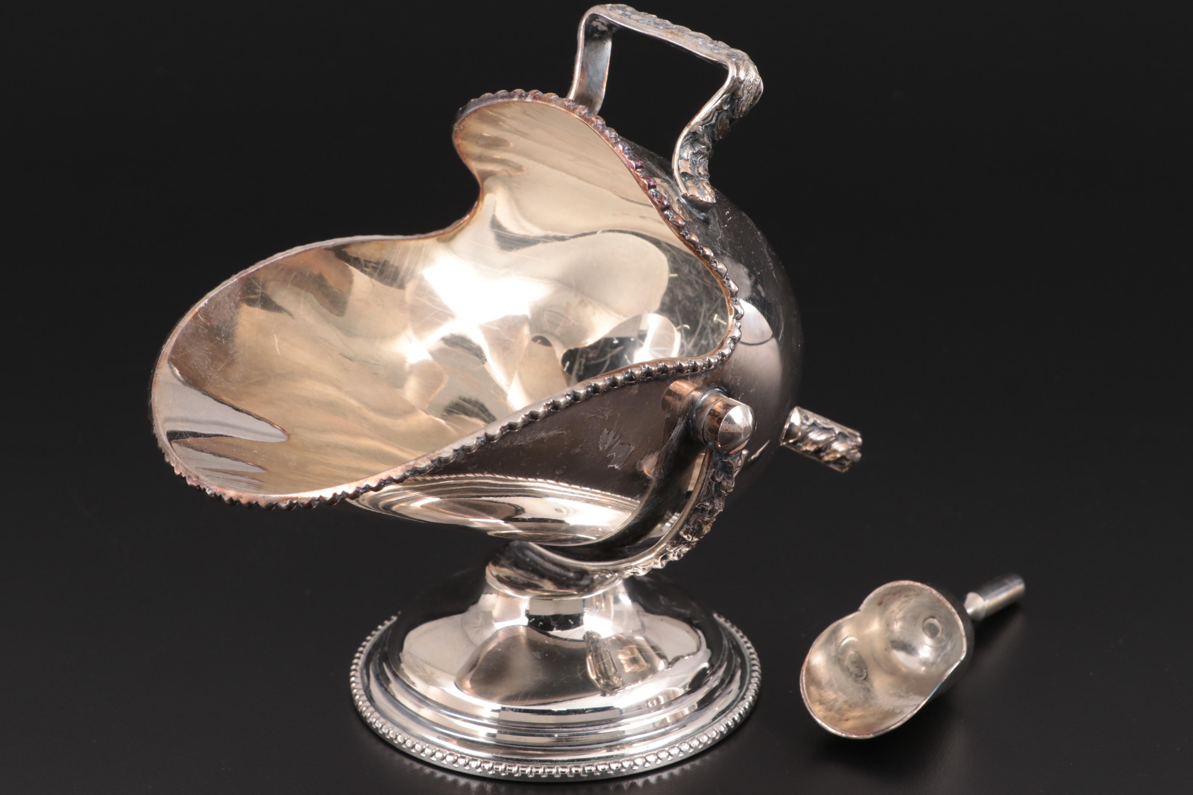 Crafton Sheffield Silver Plate Coffee Set, 1940s