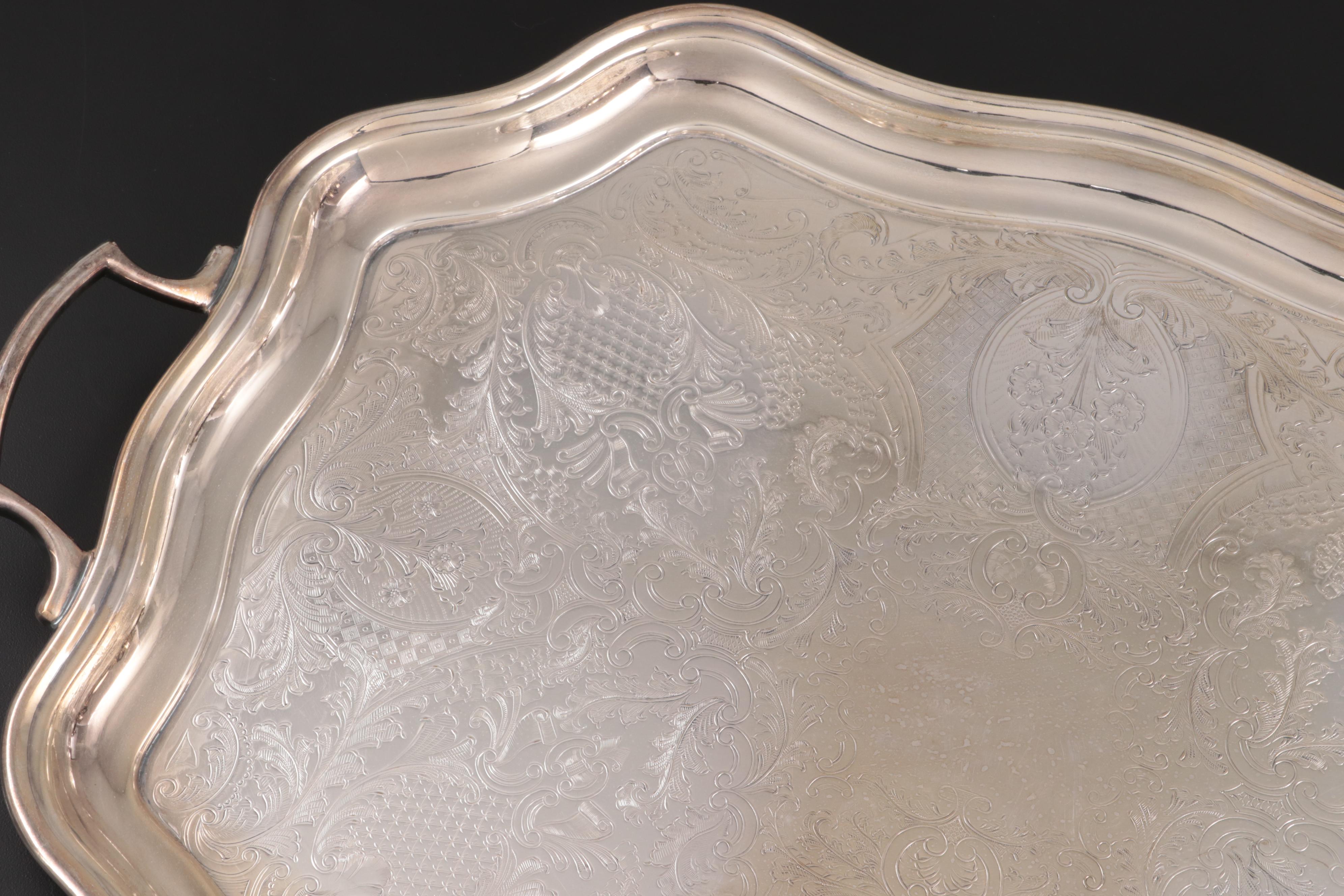 Crafton Sheffield Silver Plate Coffee Set, 1940s