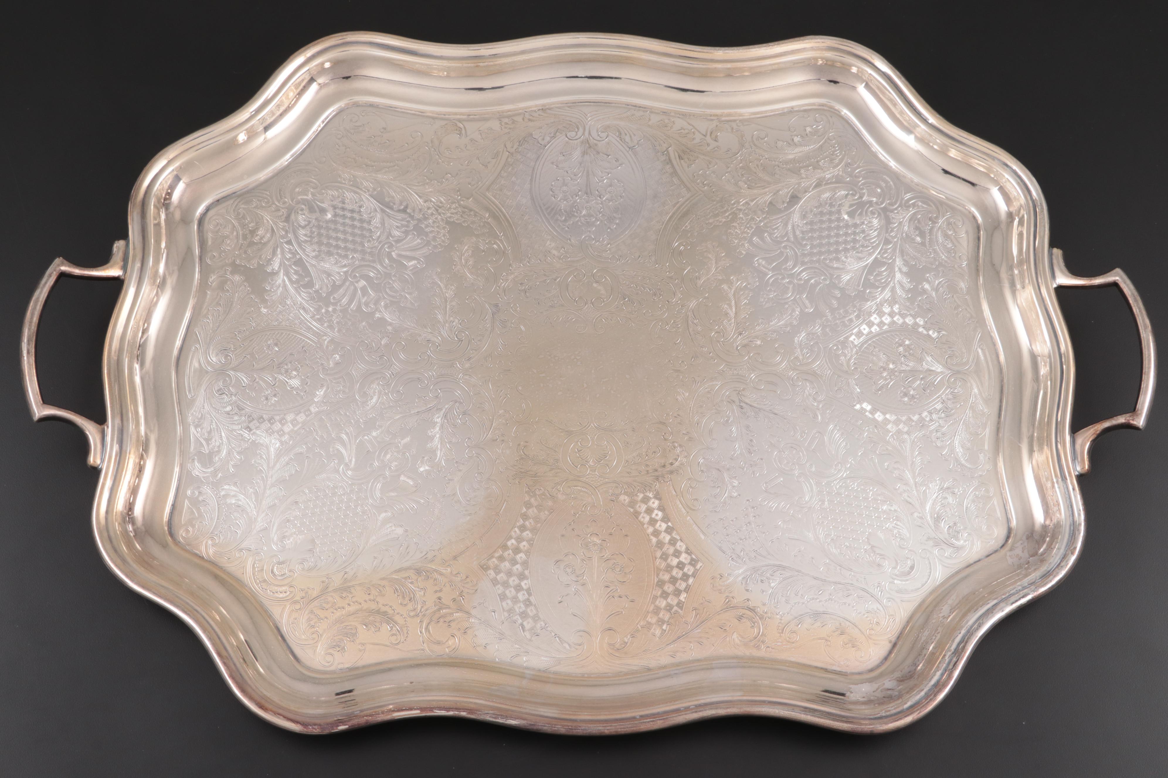 Crafton Sheffield Silver Plate Coffee Set, 1940s