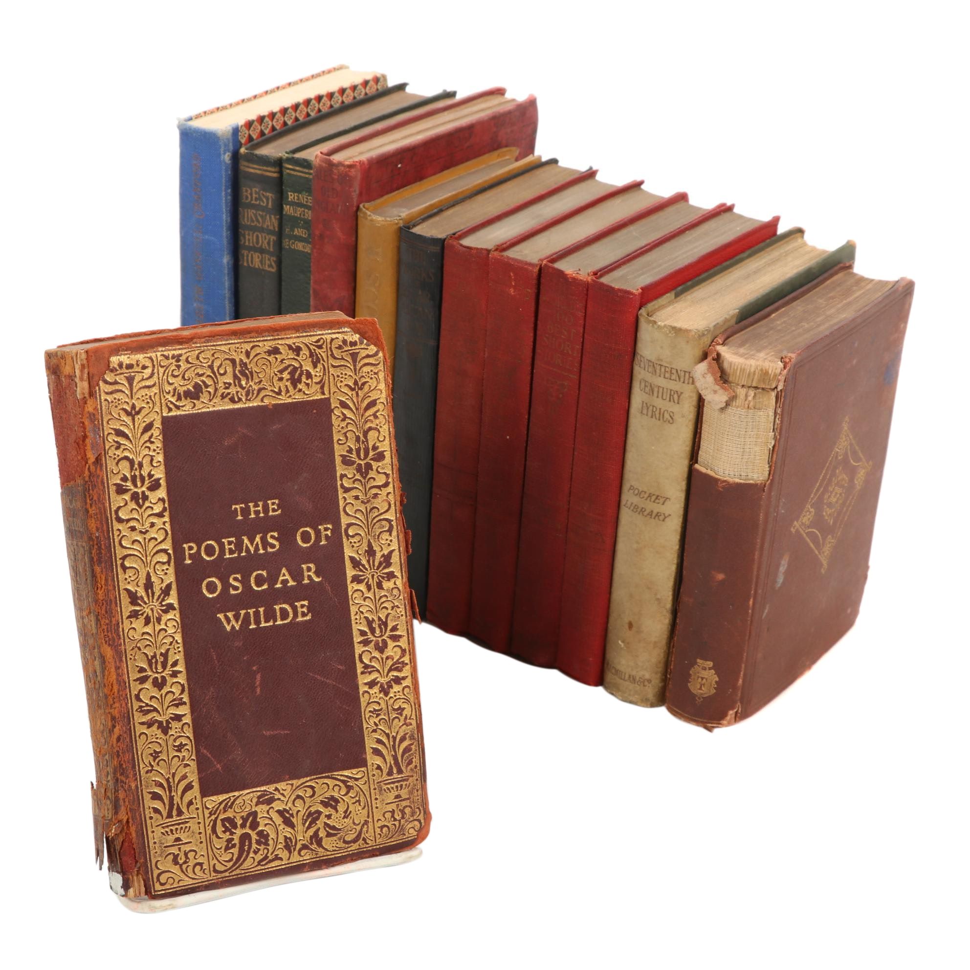 "The Poems of Oscar Wilde" and More Poetry and Short Story Books