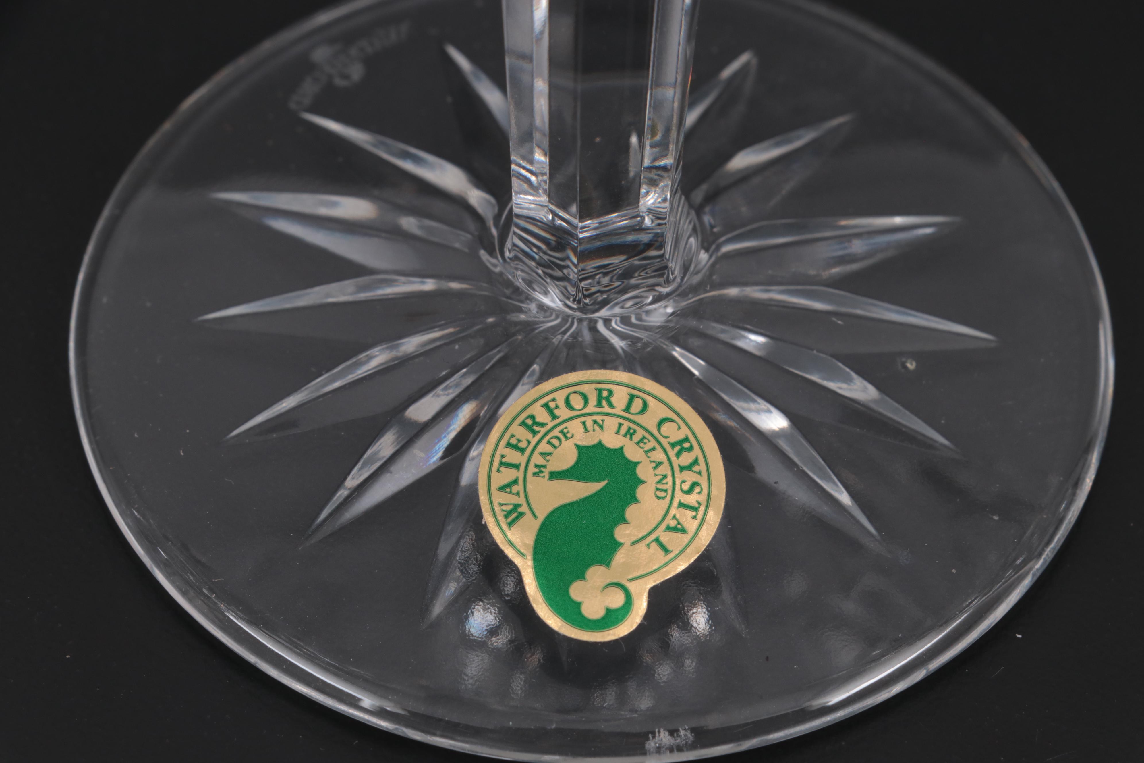 Waterford "Lismore" Crystal Water Goblets