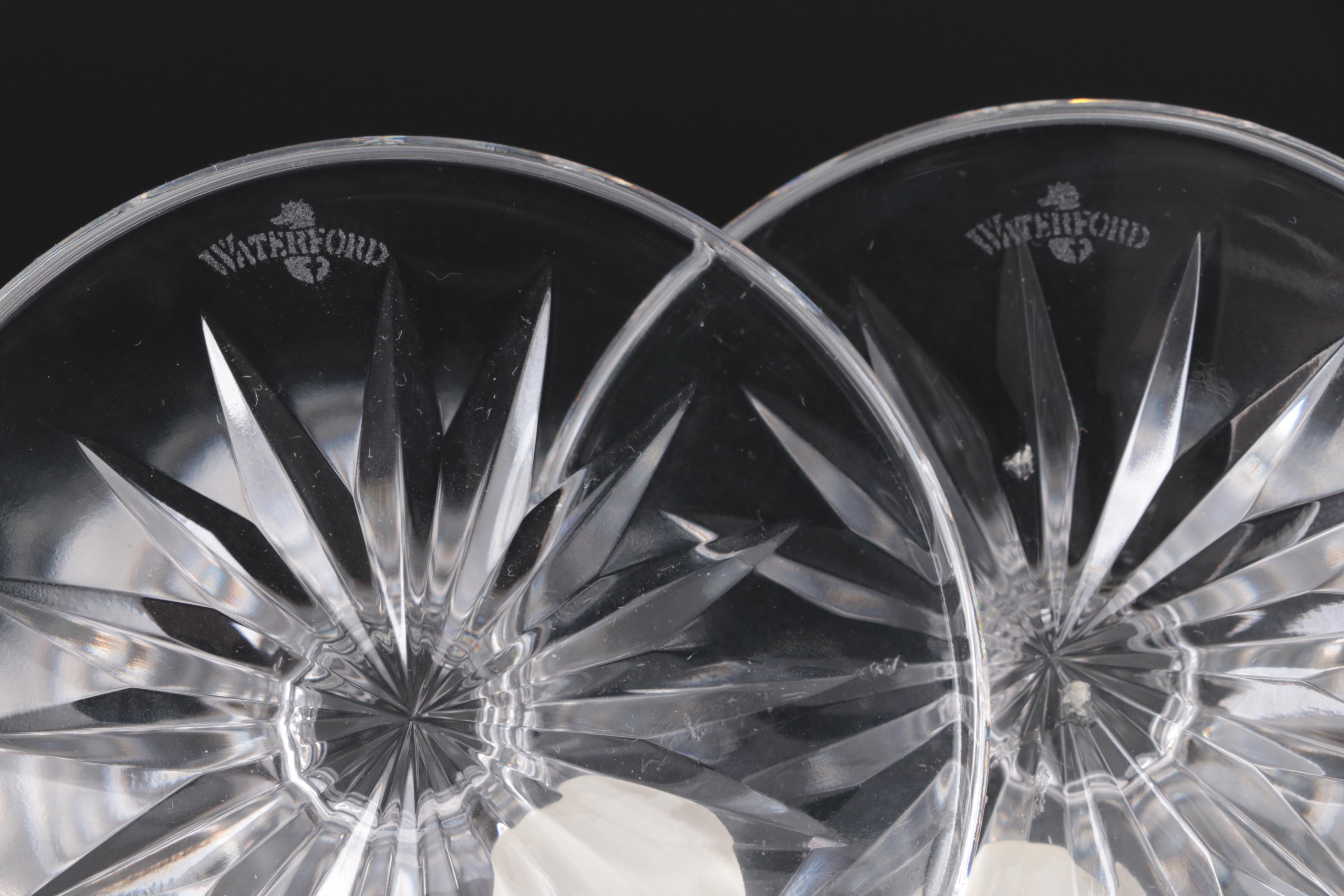Waterford "Lismore" Crystal Water Goblets