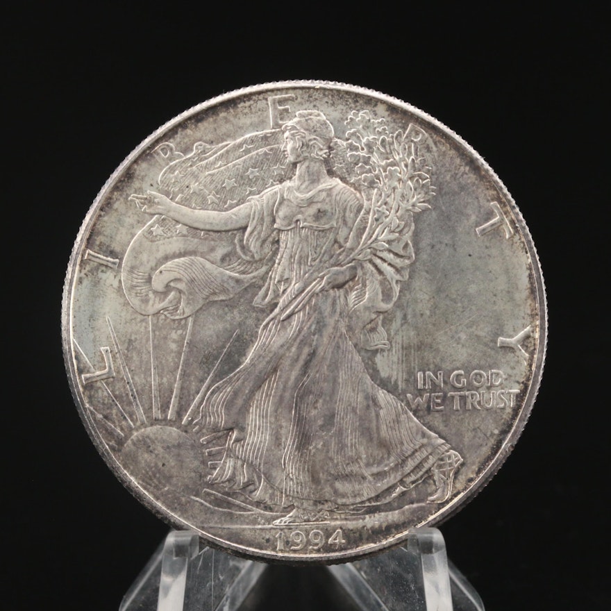 Key Date 1994 $1 American Silver Eagle Bullion Coin