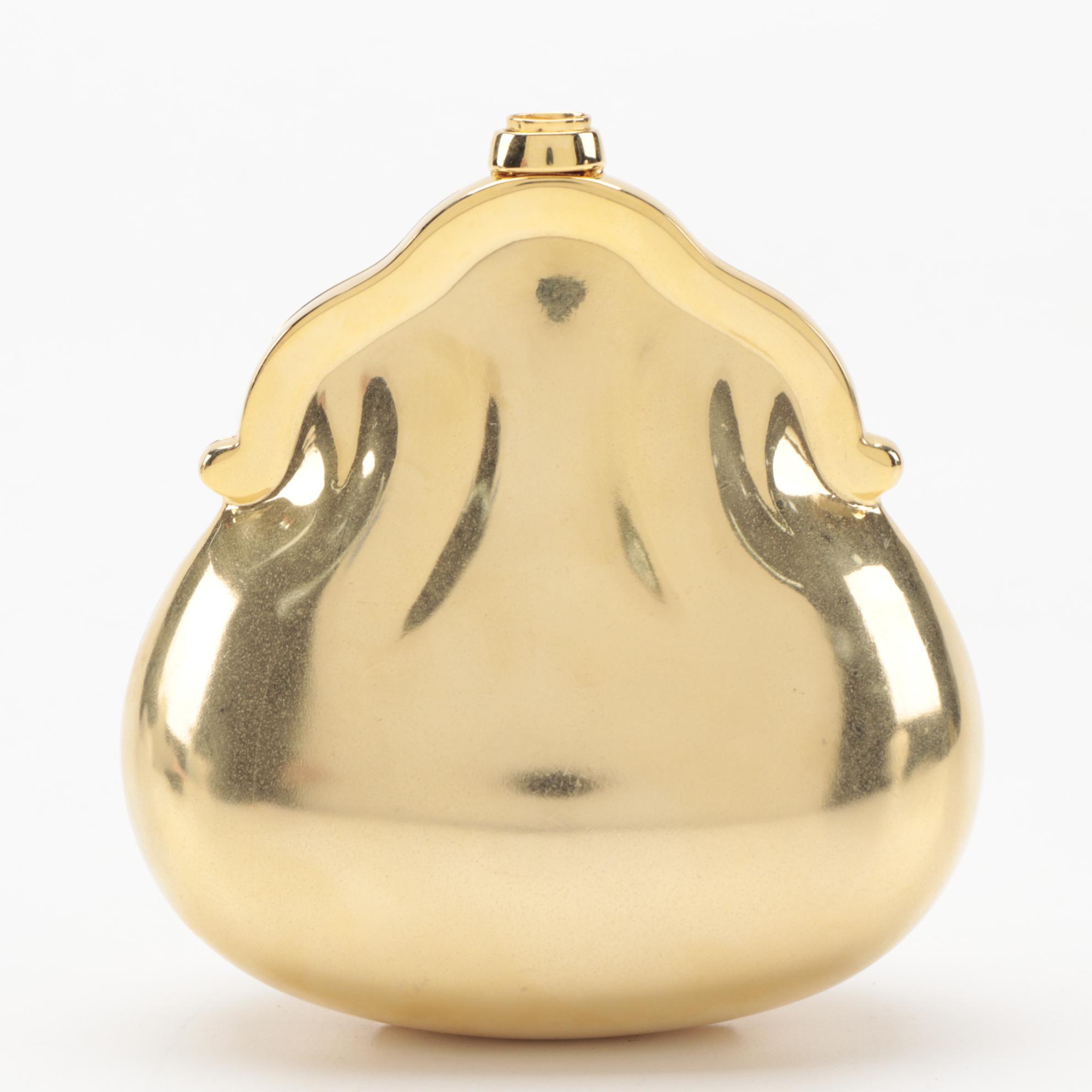 Judith Leiber Unfinished Cast Minaudière and Compact