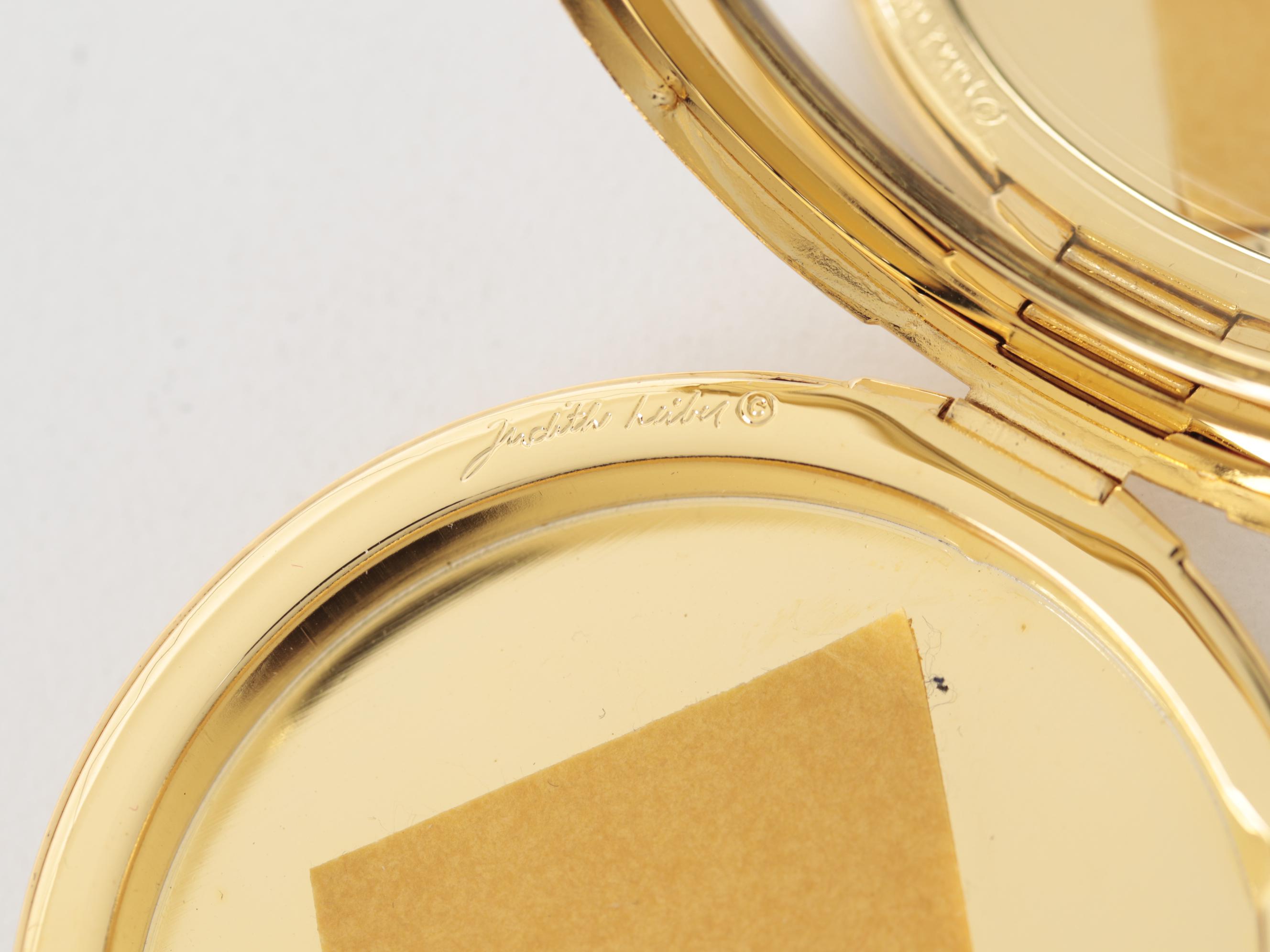 Judith Leiber Unfinished Cast Minaudière and Compact