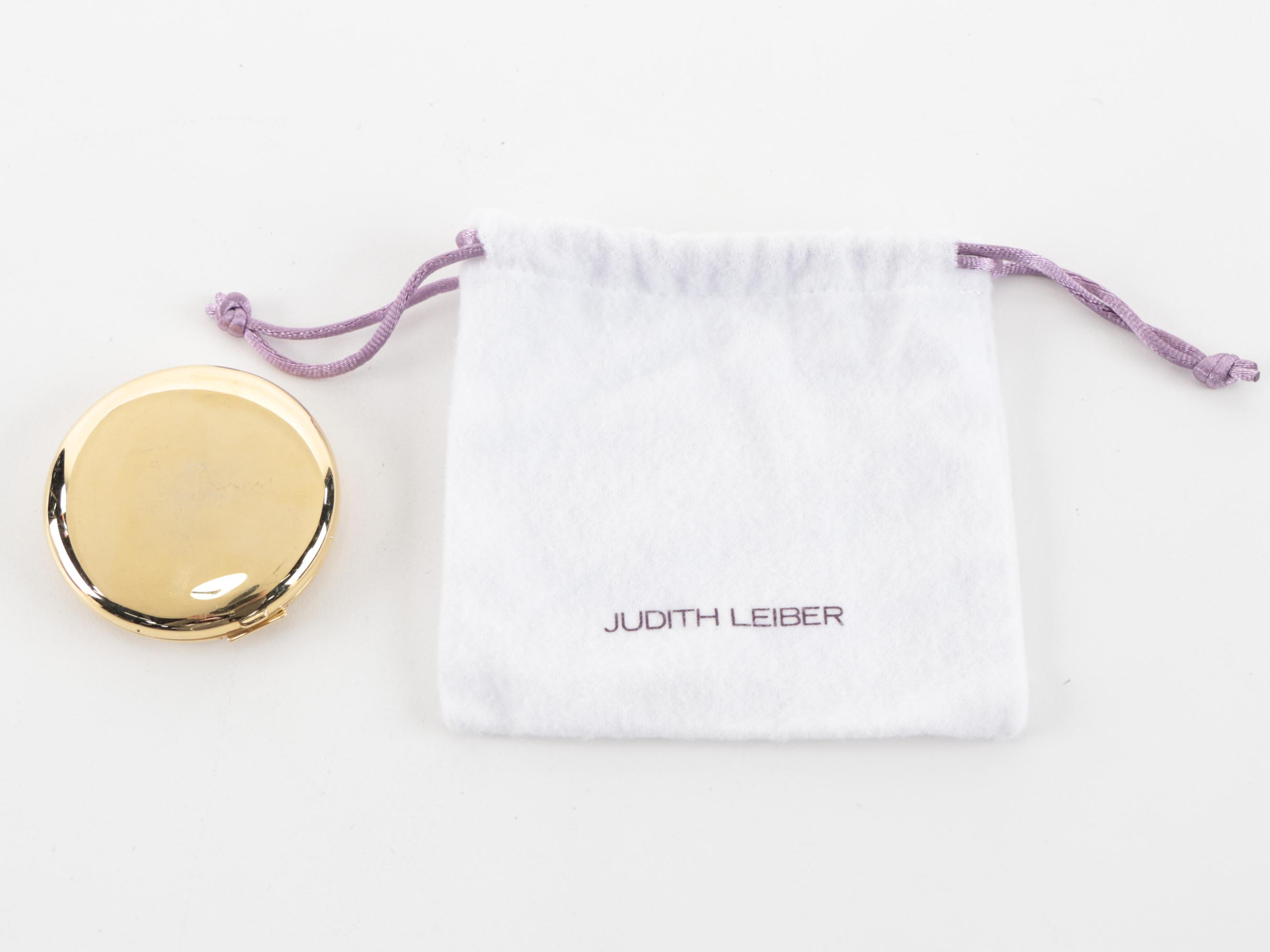 Judith Leiber Unfinished Cast Minaudière and Compact