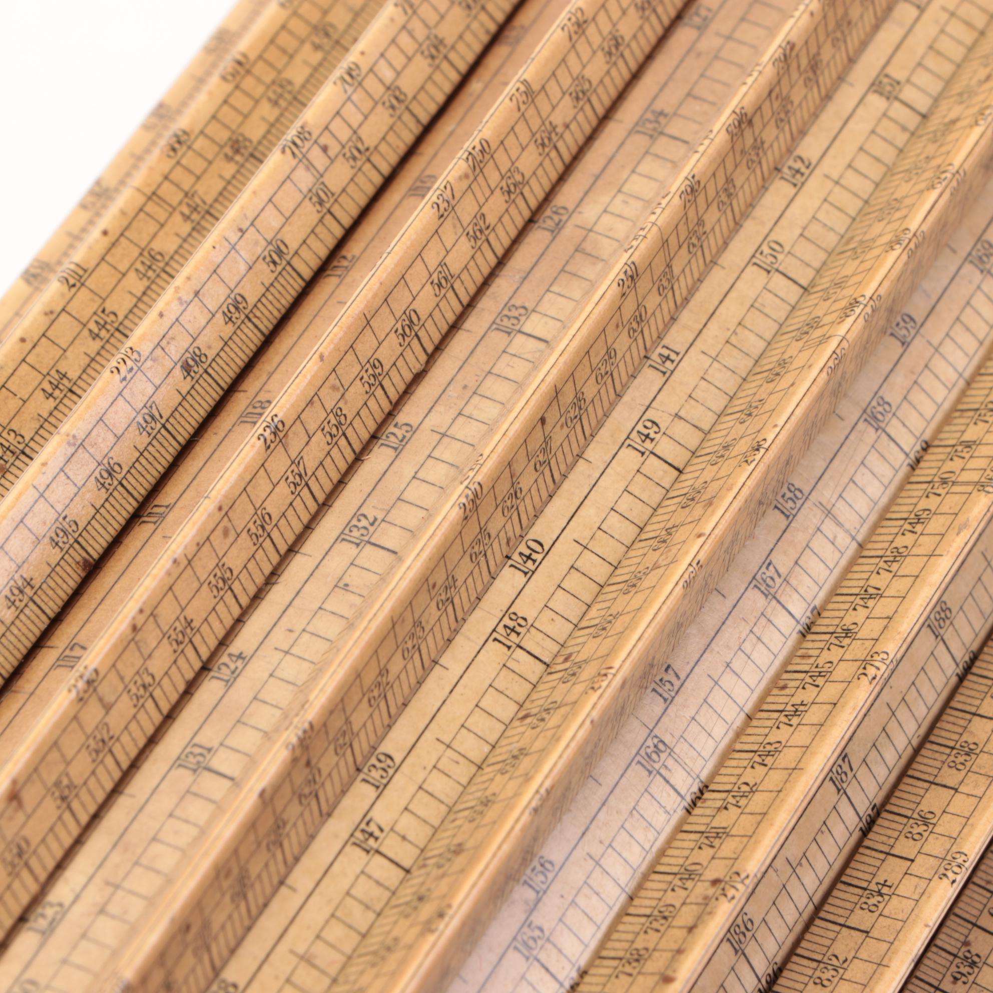 Thacher's Cylindrical Slide Rule Calculating Instrument with Case and Booklet