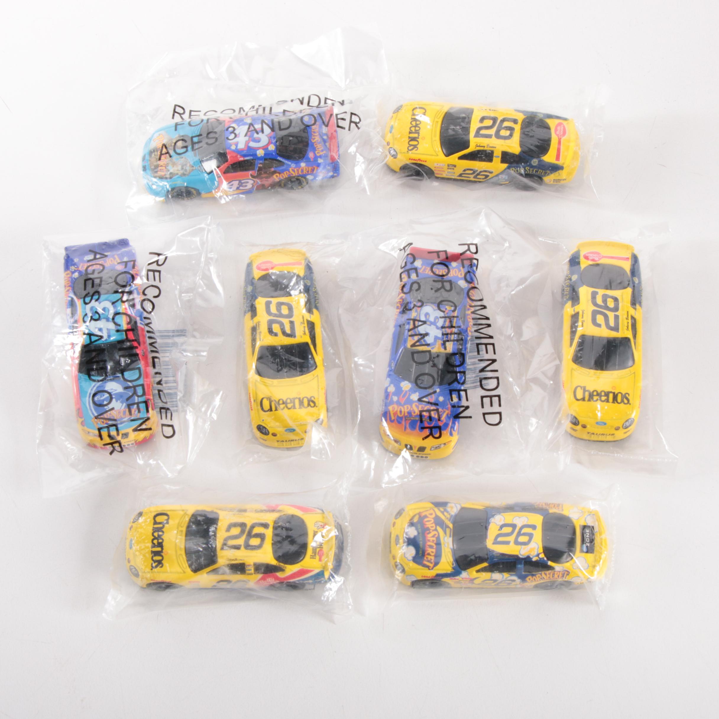 Matchbox Honey Nut Cheerioes Semi-Truck and Trailer with Other Branded Toy Cars