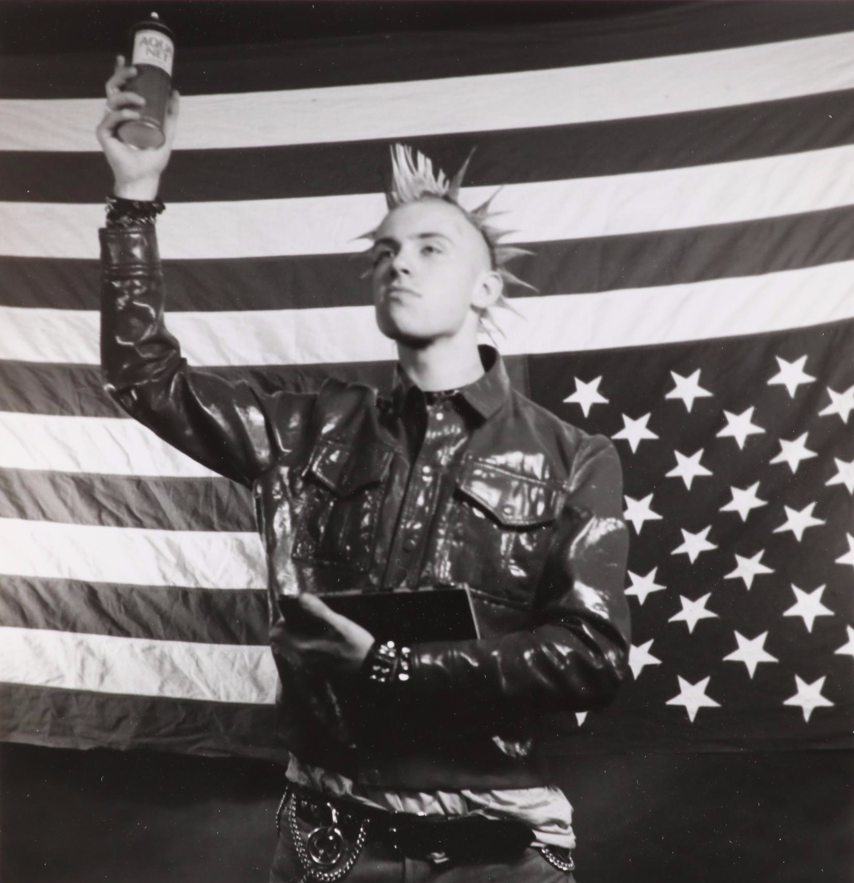 Sheila Ali Black and White Photographs of Anti-Flag Punk Band, 1990s