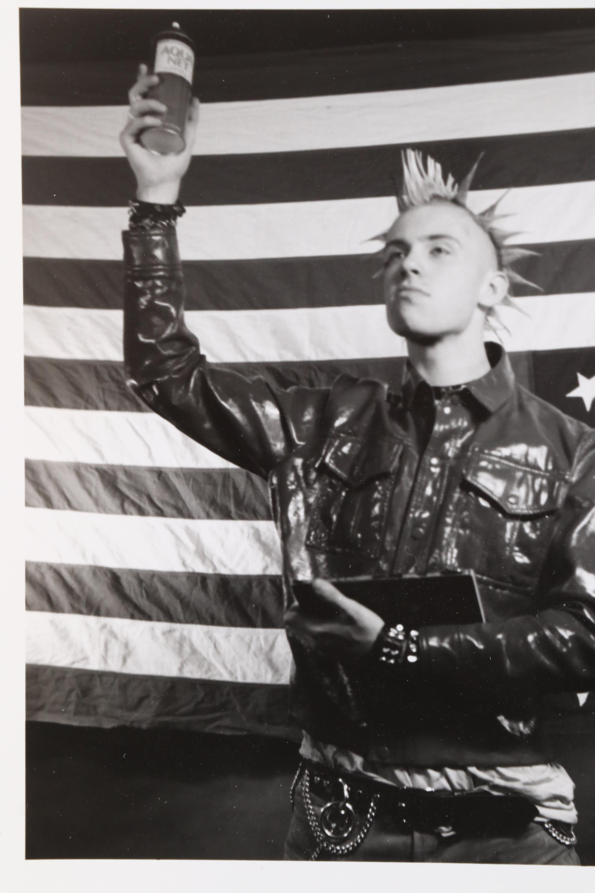 Sheila Ali Black and White Photographs of Anti-Flag Punk Band, 1990s