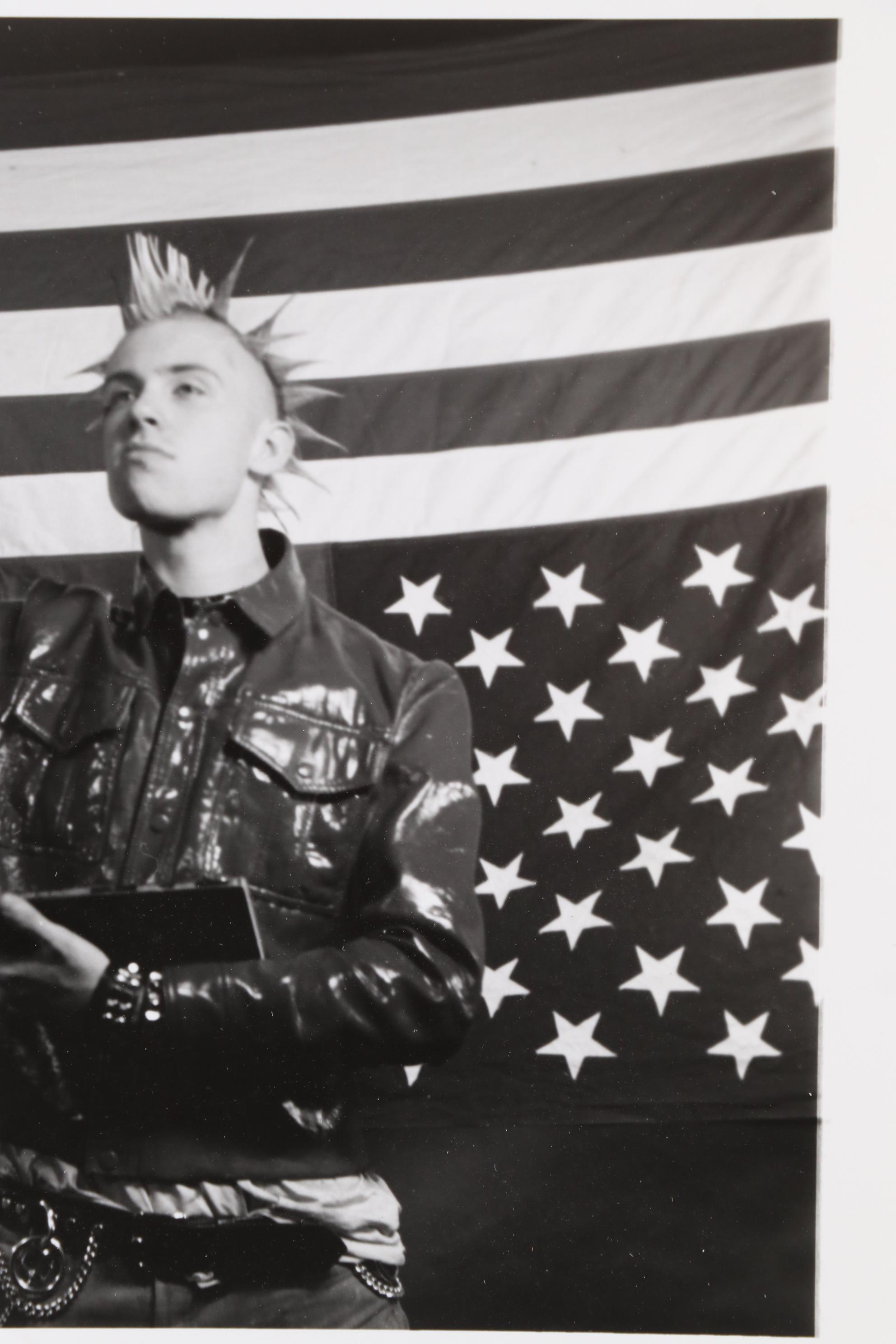 Sheila Ali Black and White Photographs of Anti-Flag Punk Band, 1990s