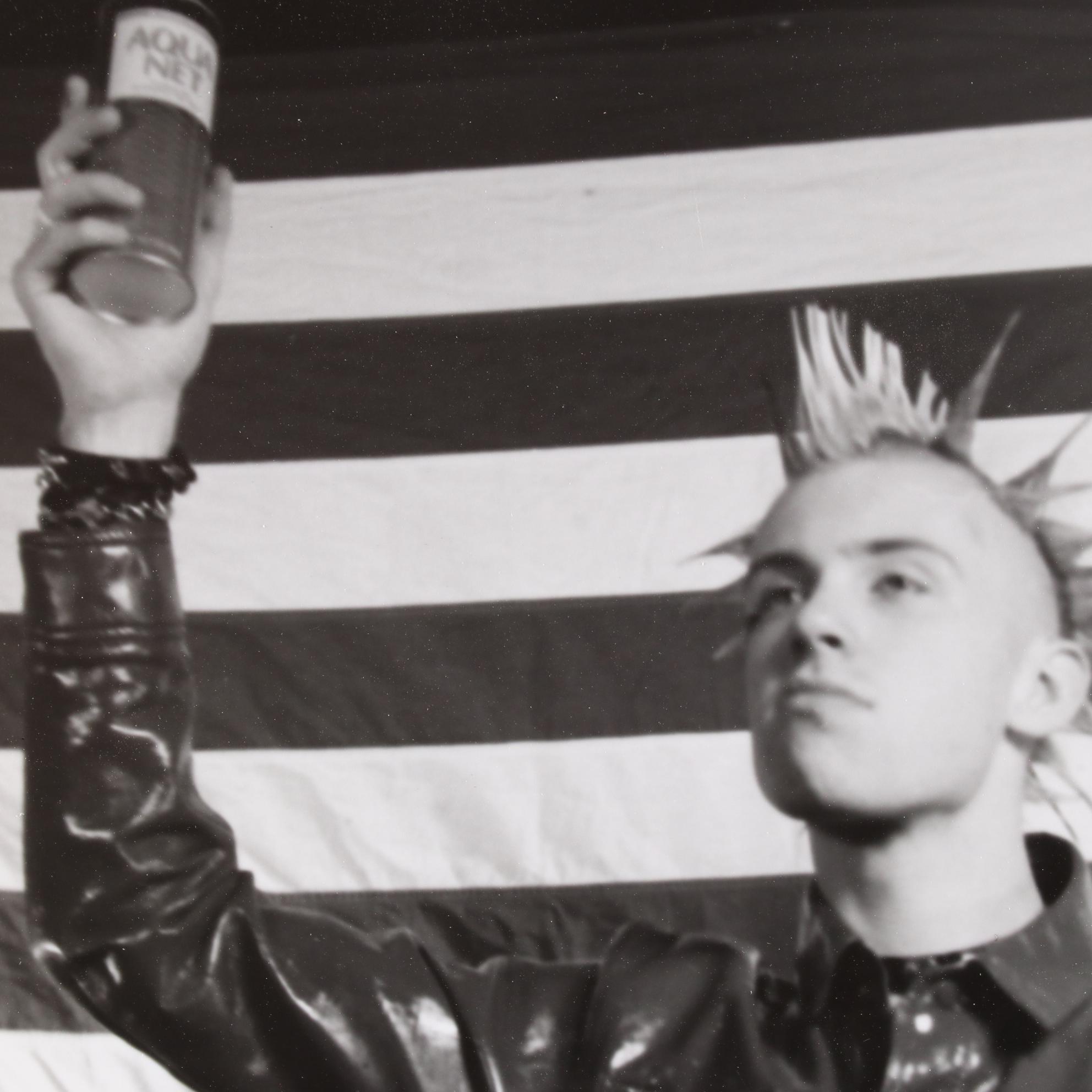 Sheila Ali Black and White Photographs of Anti-Flag Punk Band, 1990s