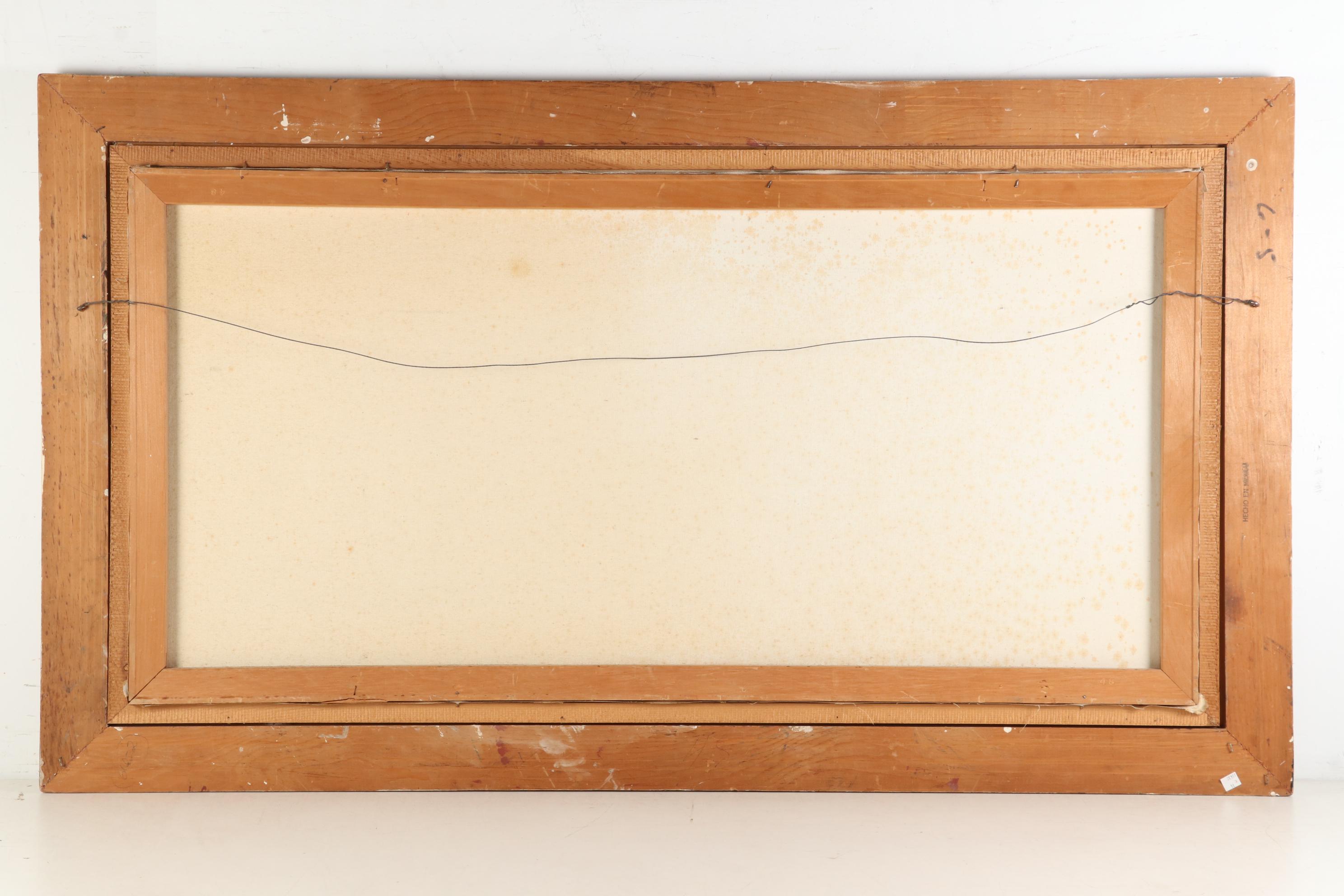 Ozz França Modernist Oil Painting "Study of City - Composition of City"