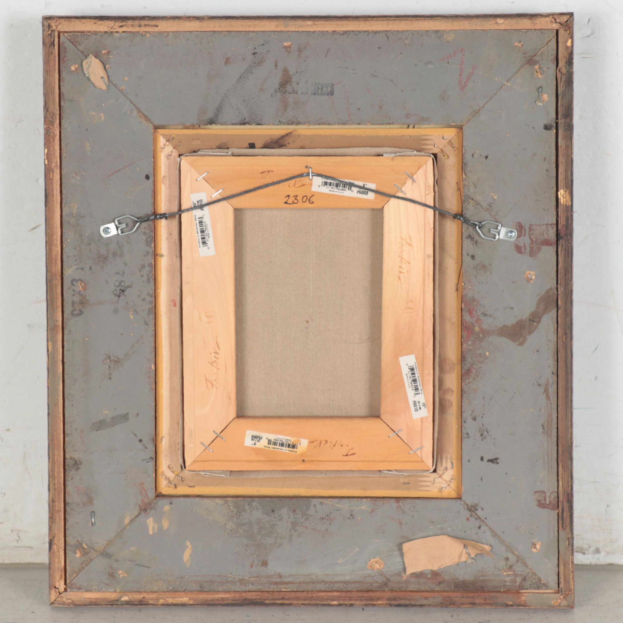 Oil Painting of Boy Fishing, circa 2000