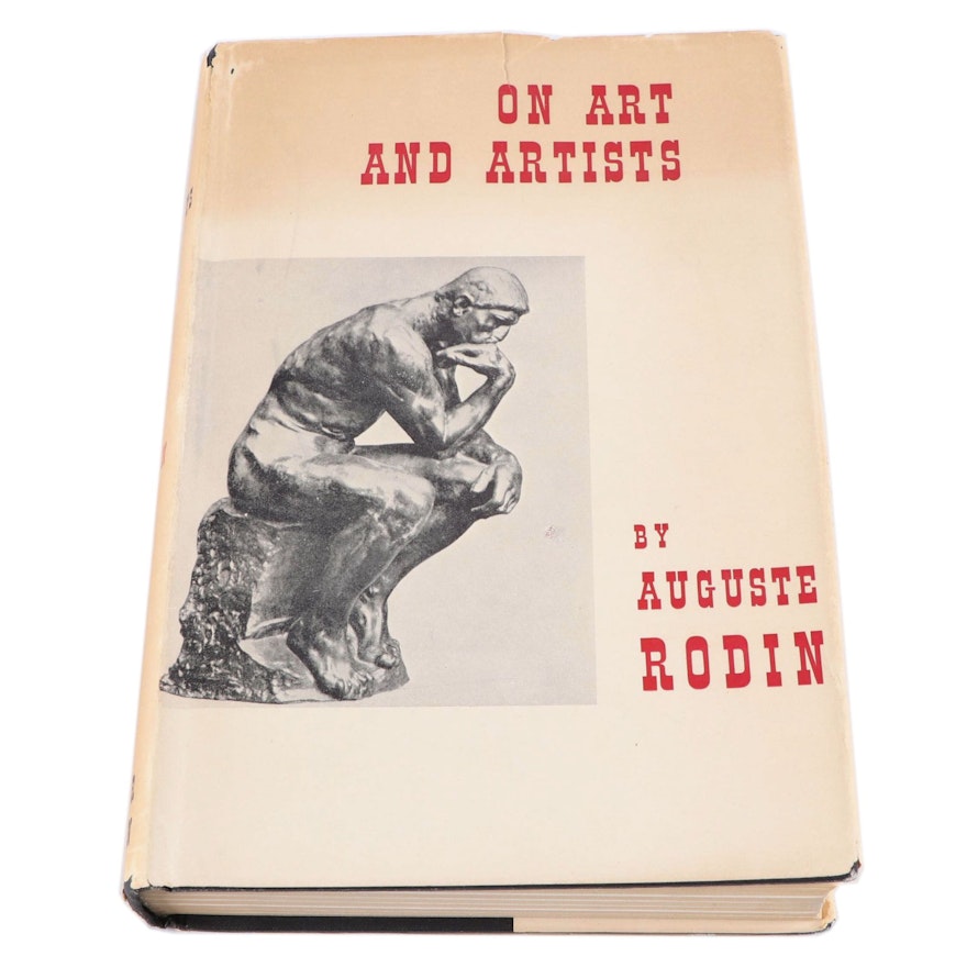 First English Language Edition "On Art and Artists" by Auguste Rodin, 1958