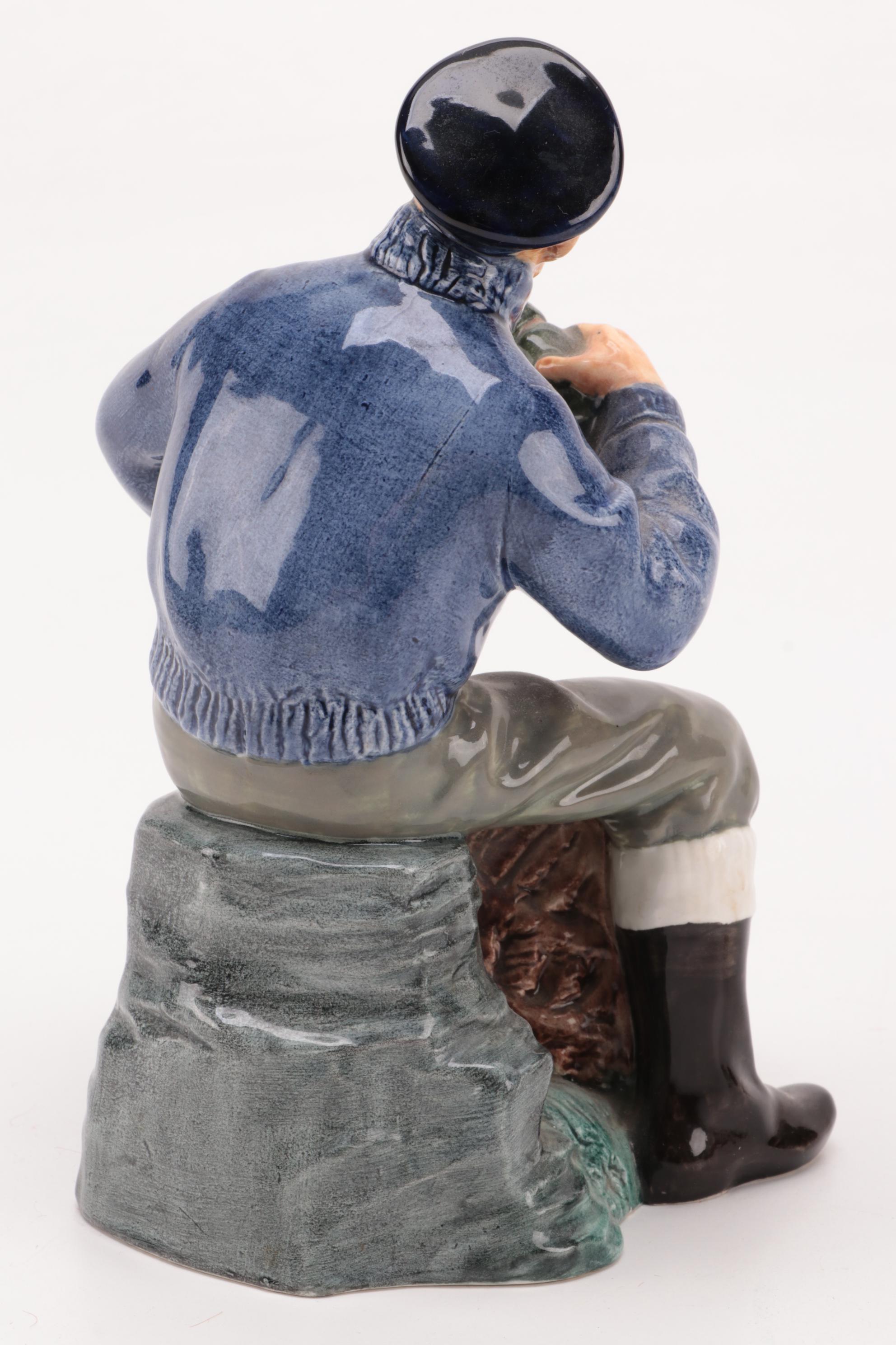 Royal Doulton "Flora" and "The Lobster Man" Ceramic Figurines