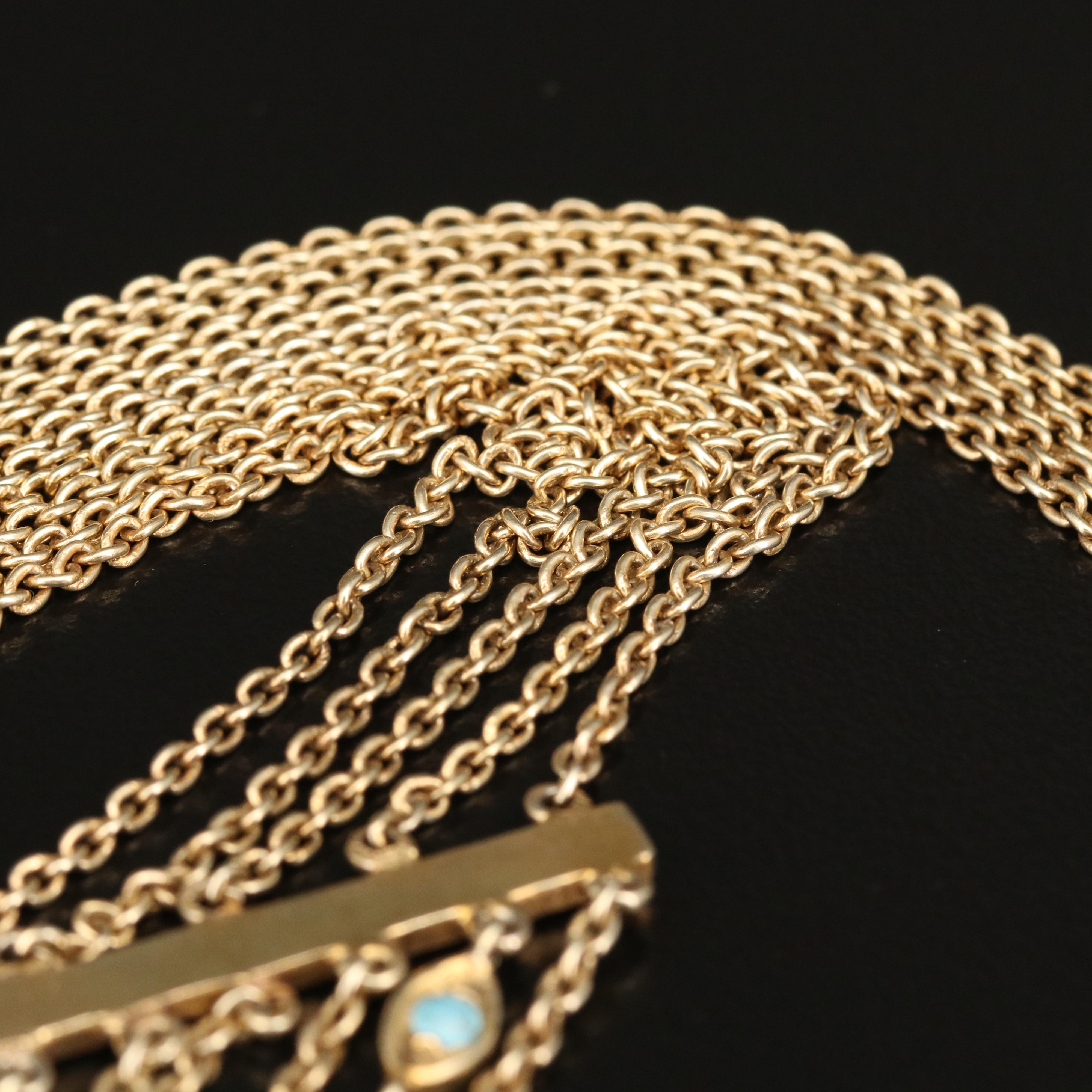 Sterling Diamond, Sapphire and Cubic Intertwined Snakes Festoon Necklace