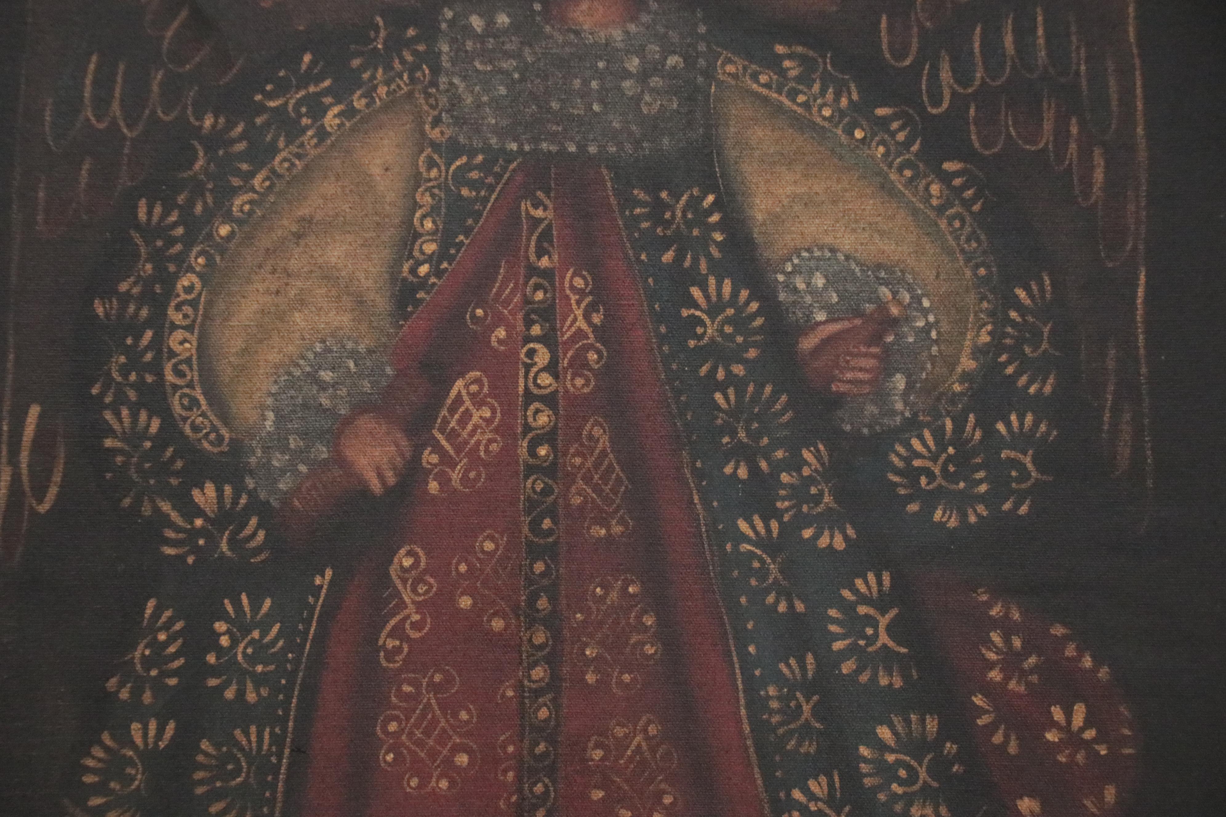 Cuzco School Style Oil Painting of Archangel Raphael