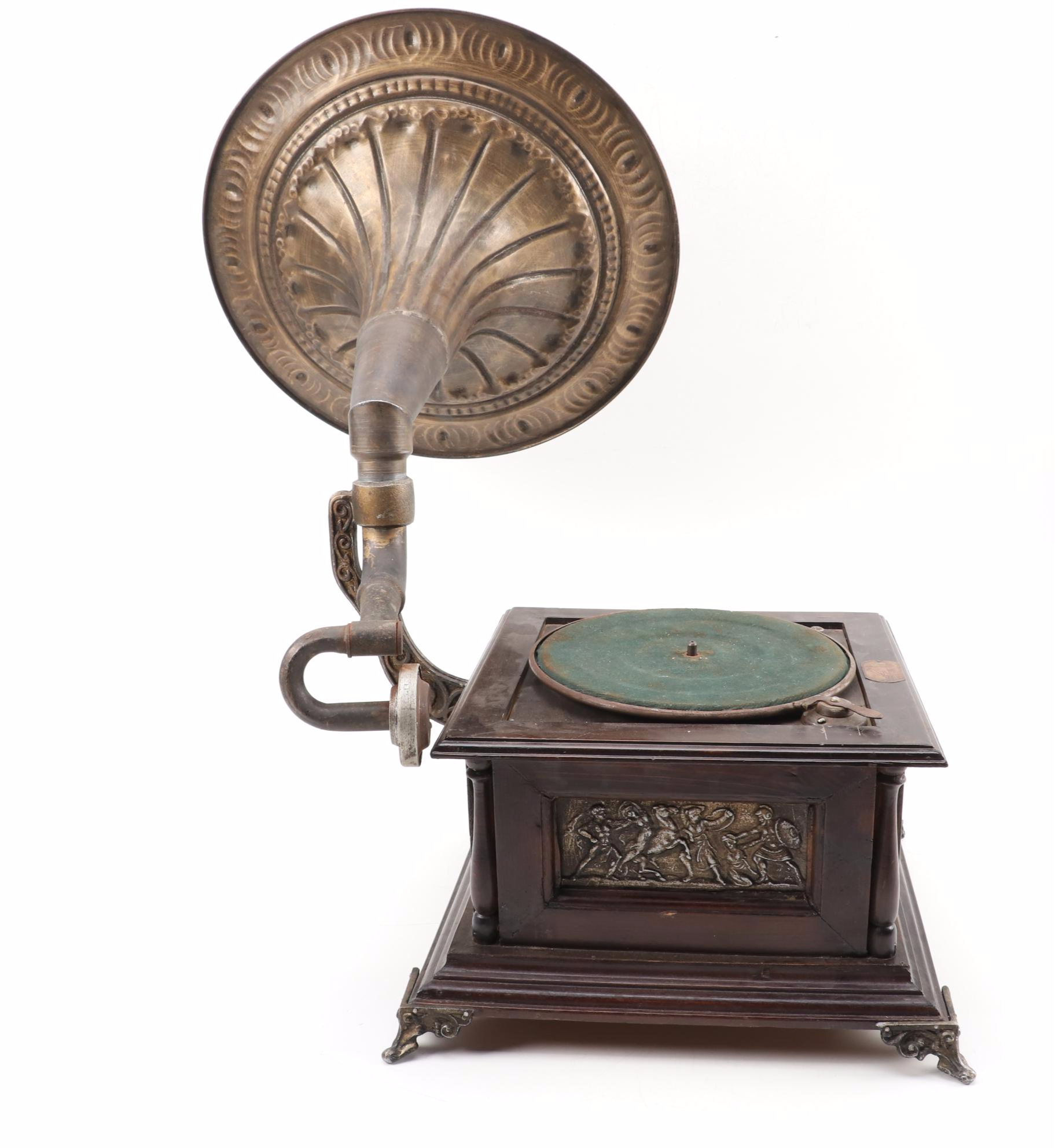 Tabletop Gramophone with Parlophone Lindex-301 Soundbox