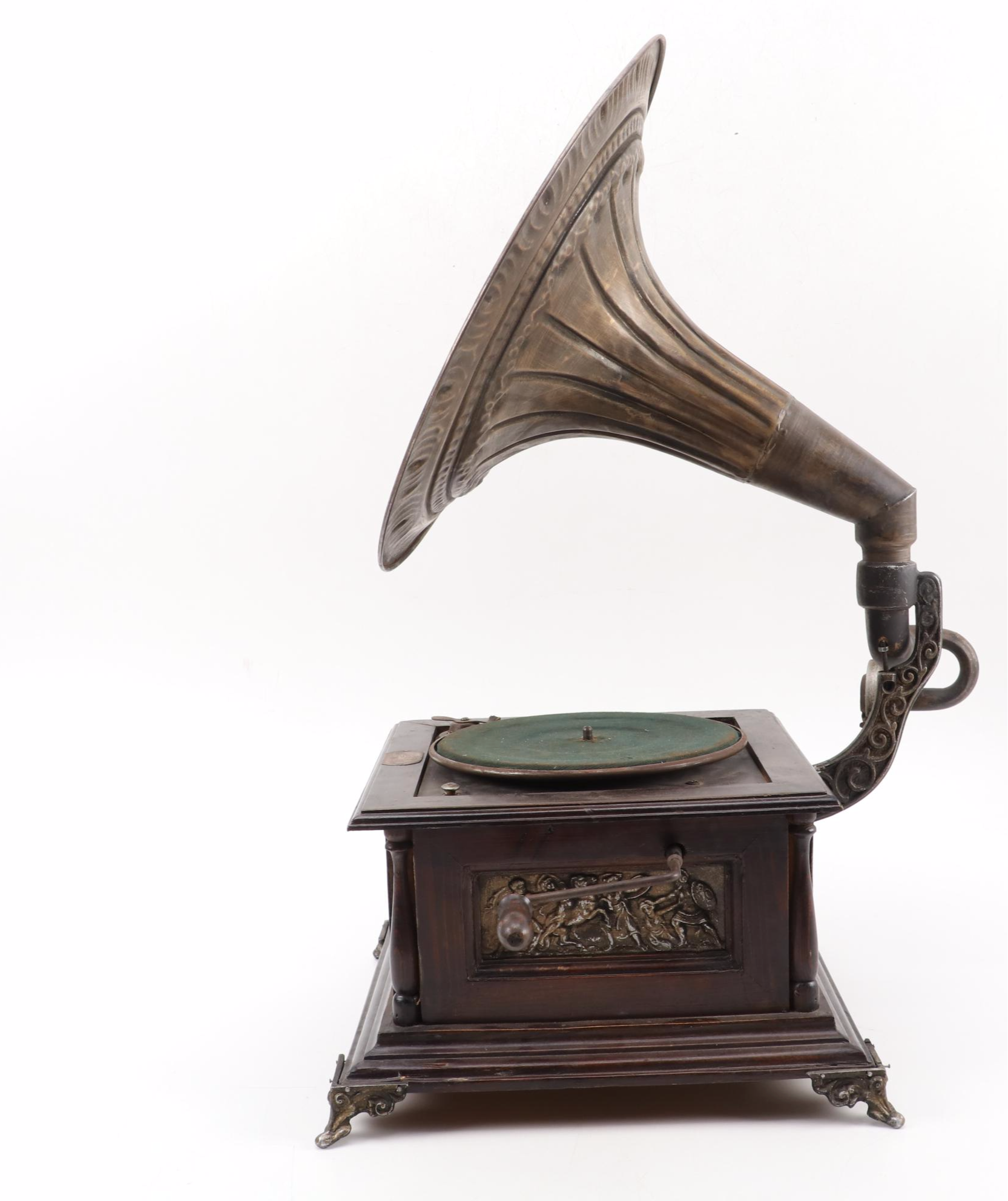 Tabletop Gramophone with Parlophone Lindex-301 Soundbox