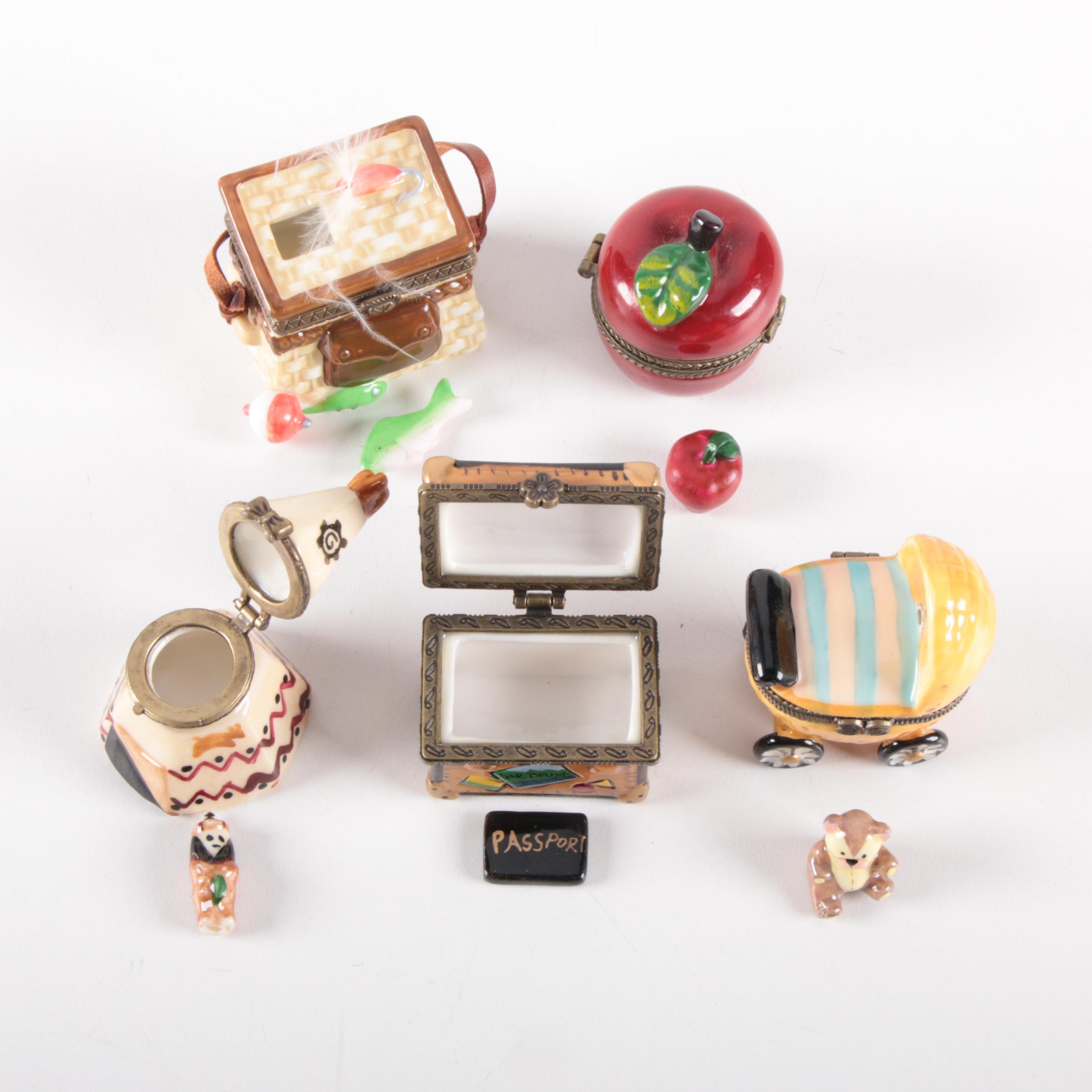 Midwest of Cannon Falls Mr. Potato Head and Tigger Trinket Boxes and Others