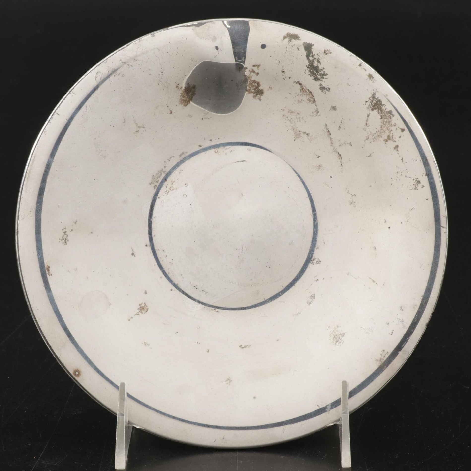 Tiffany & Co. for Elsa Peretti "Thumbprint" Sterling Silver Plate