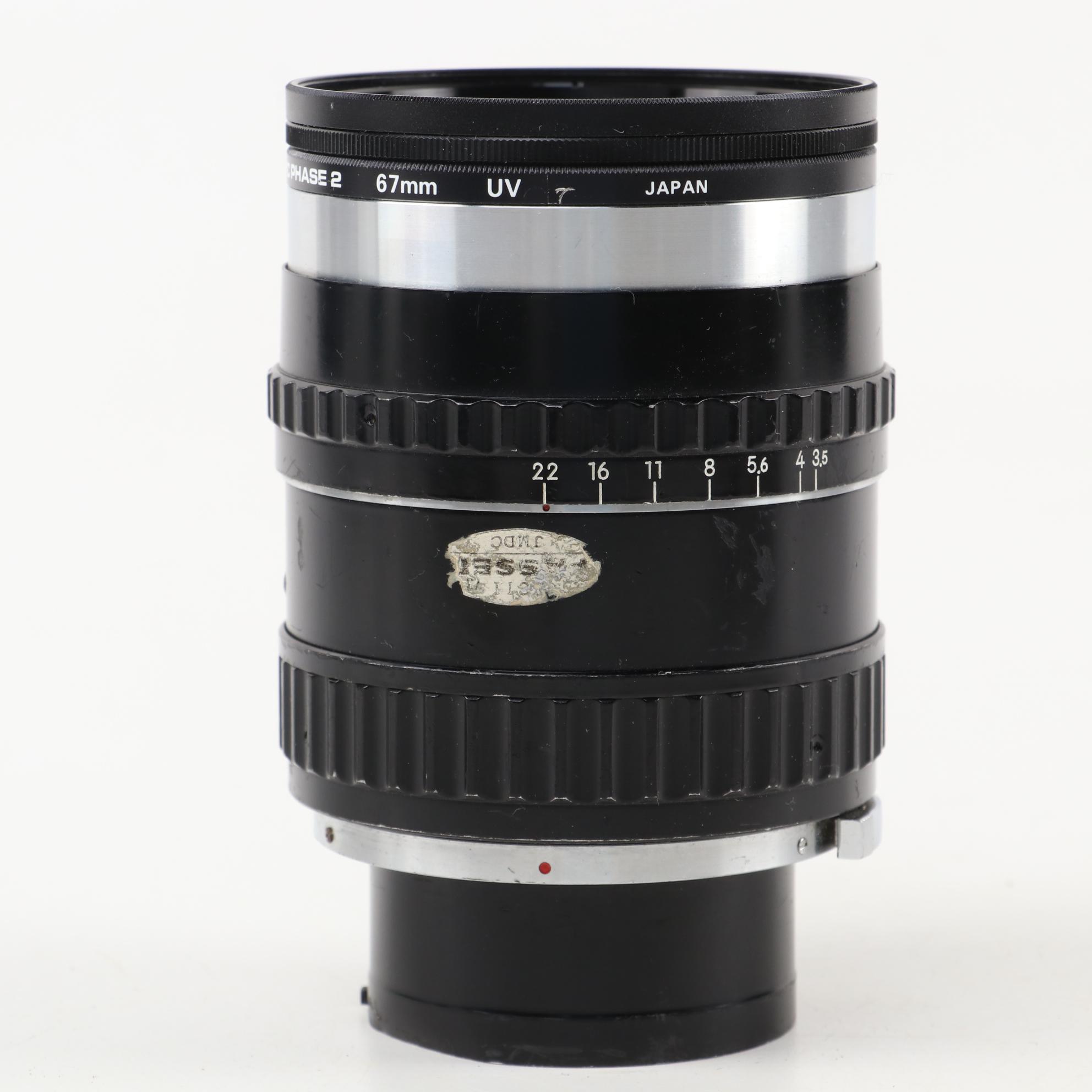 Zenza Bronica SLR Camera with Strap, Grip, Lens and Extra Film Back