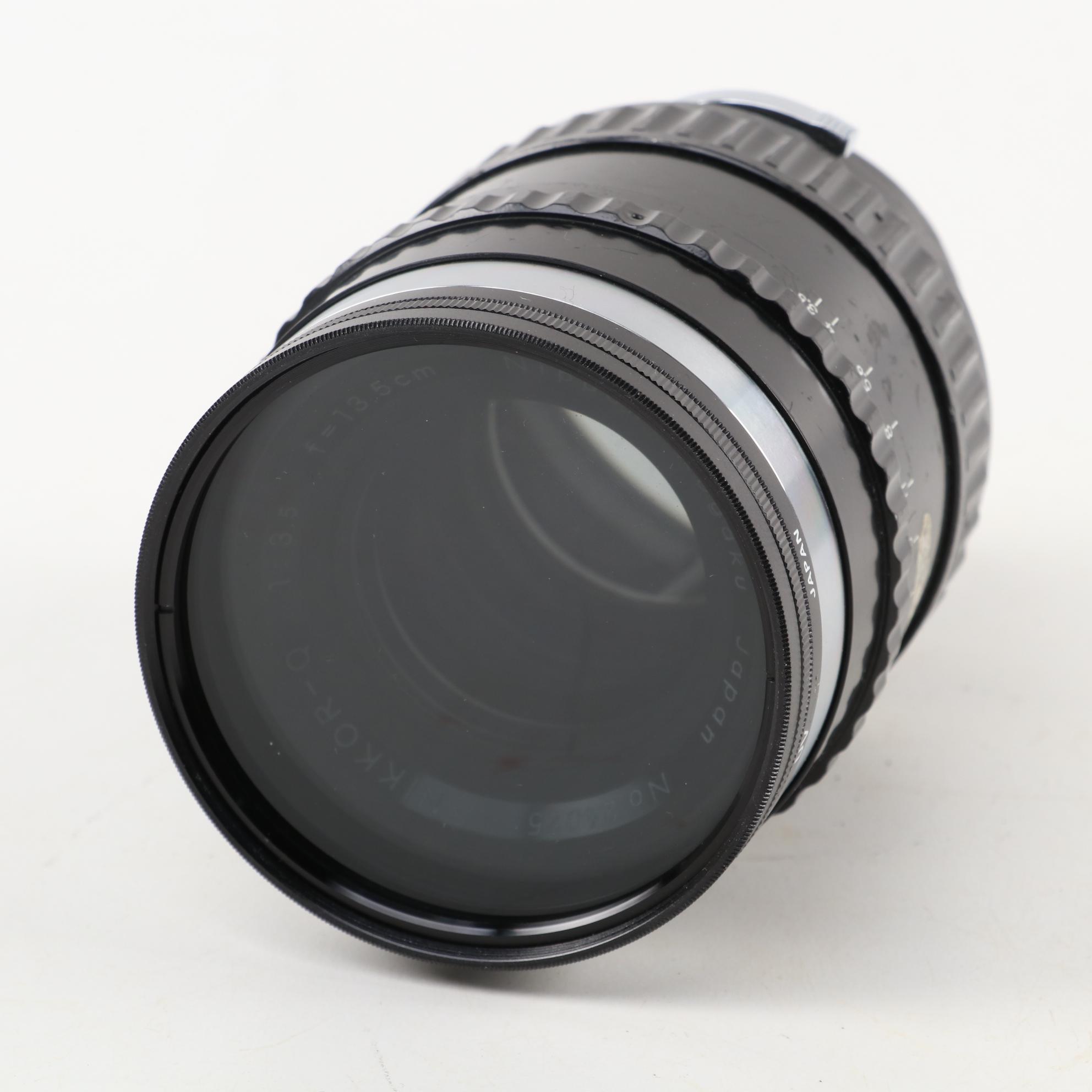 Zenza Bronica SLR Camera with Strap, Grip, Lens and Extra Film Back