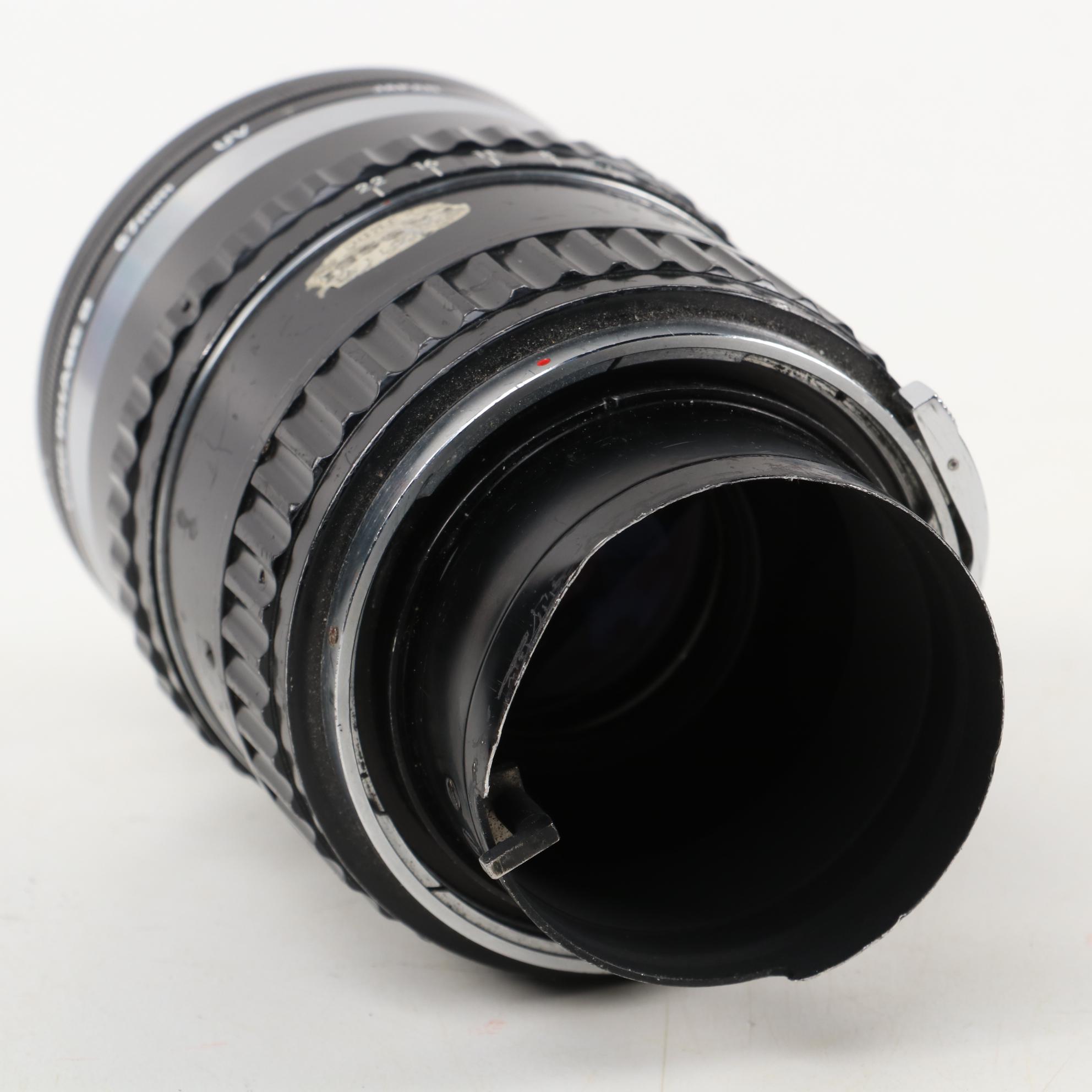 Zenza Bronica SLR Camera with Strap, Grip, Lens and Extra Film Back