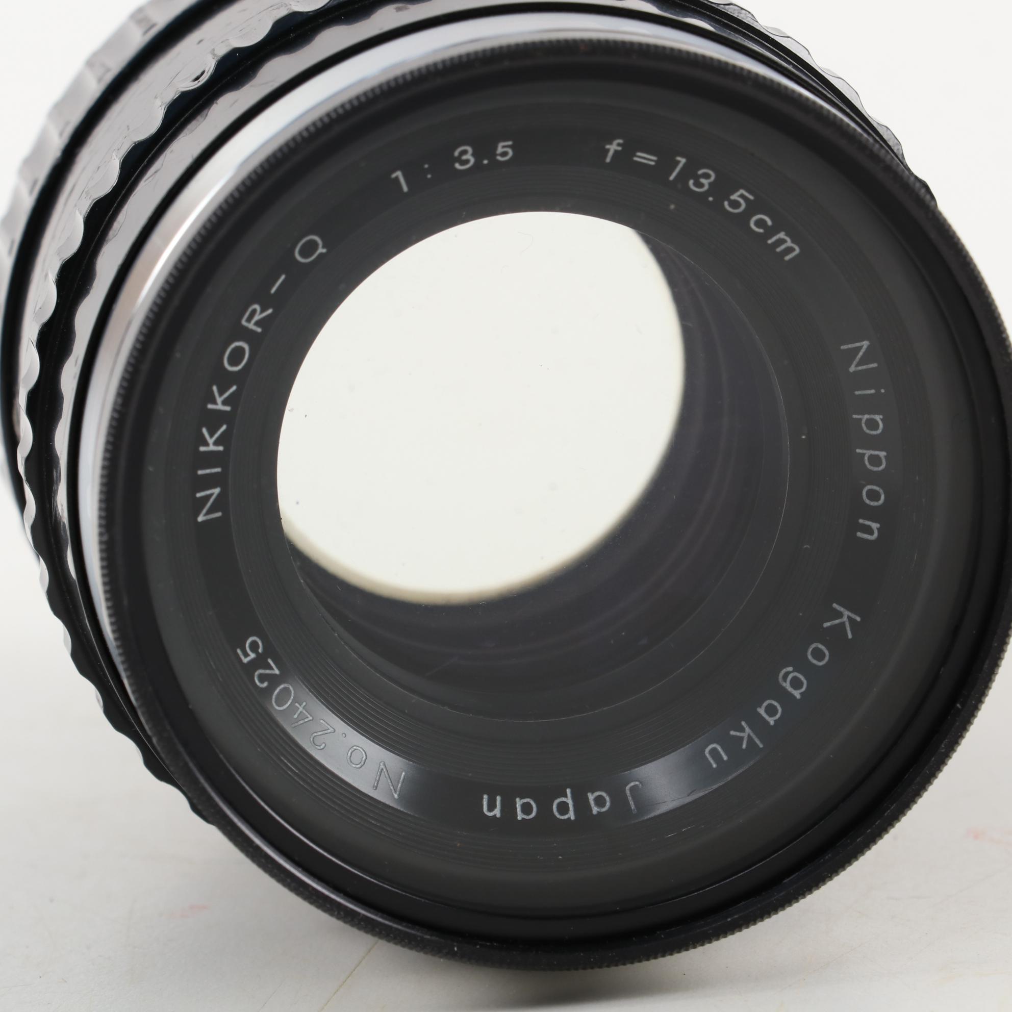 Zenza Bronica SLR Camera with Strap, Grip, Lens and Extra Film Back