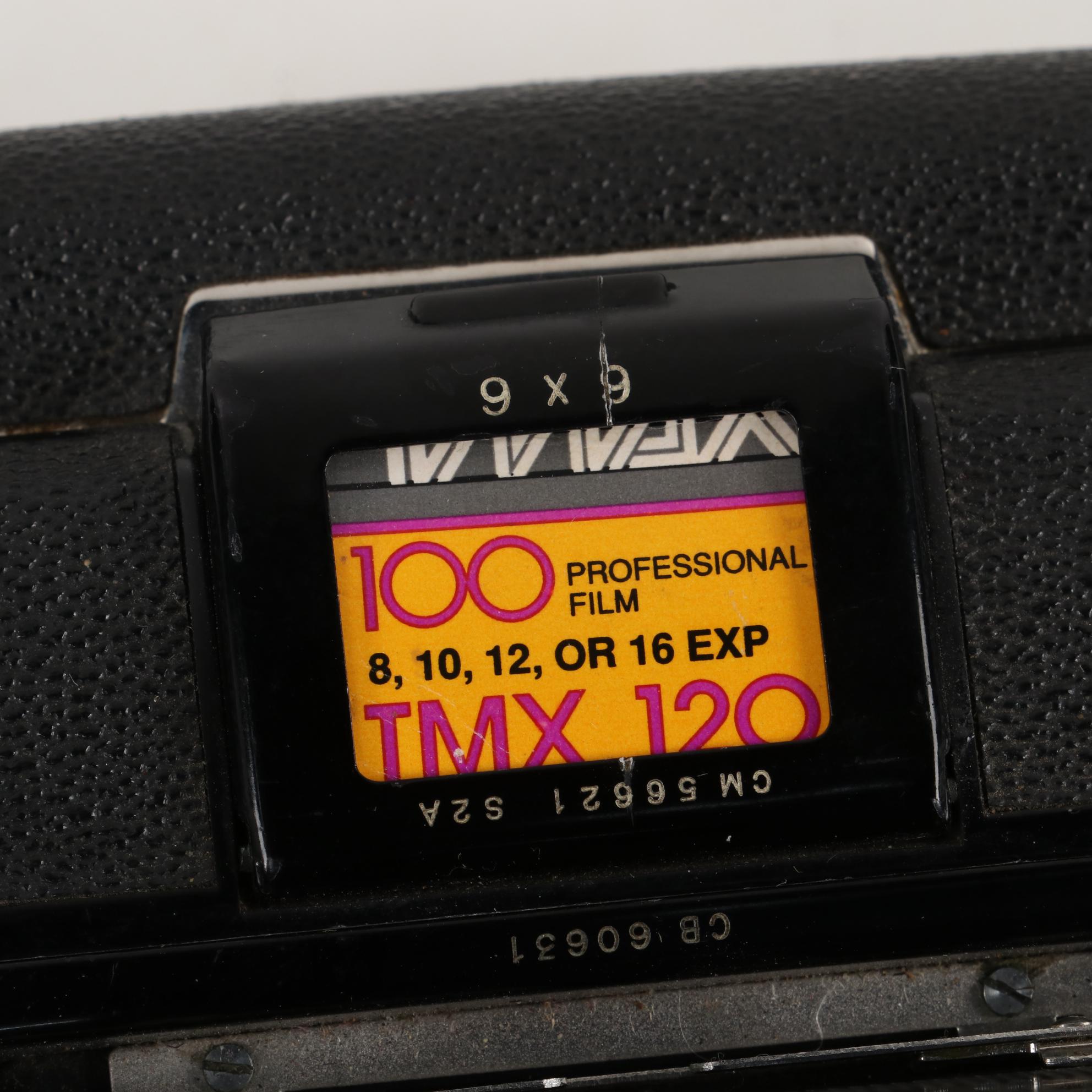 Zenza Bronica SLR Camera with Strap, Grip, Lens and Extra Film Back