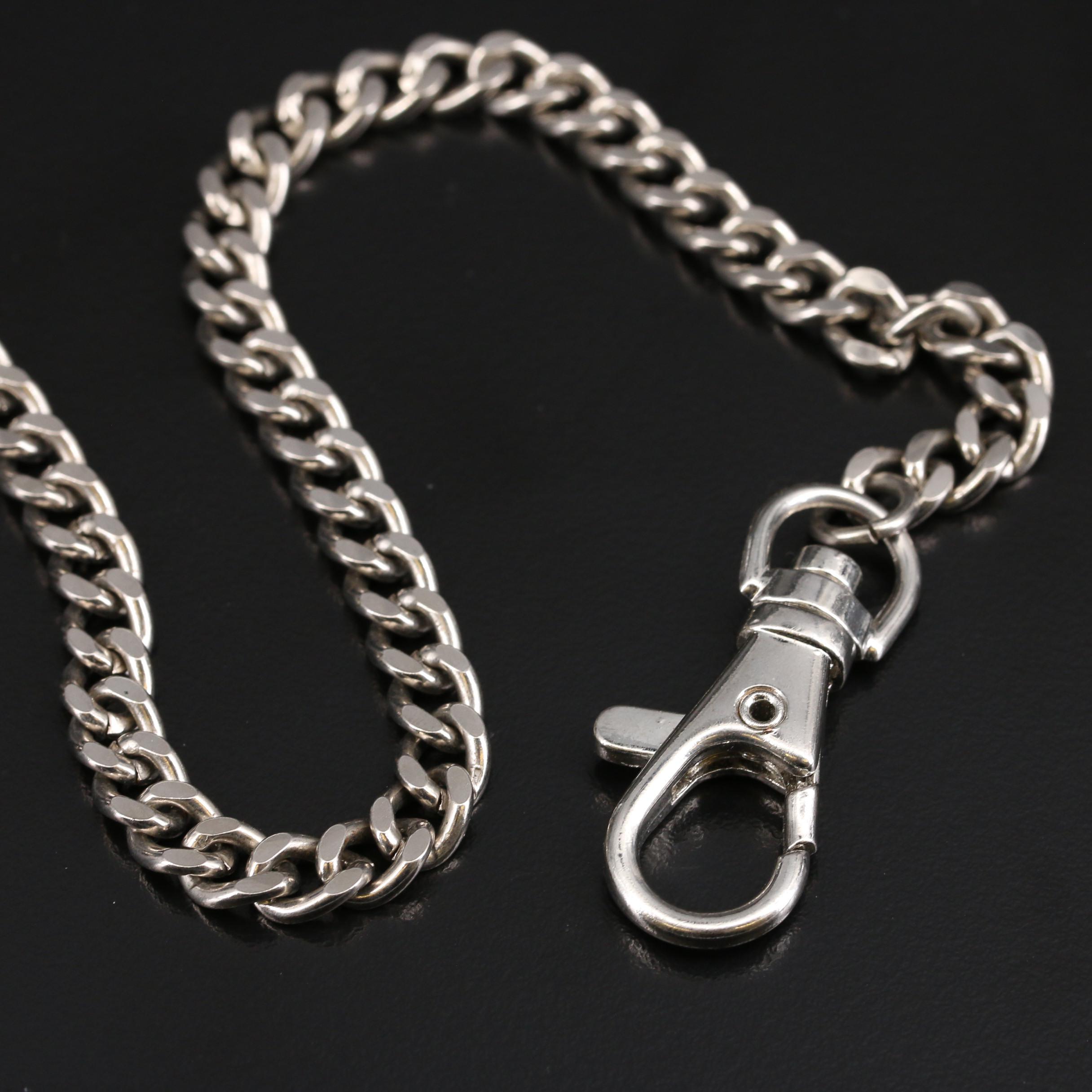 Franklin Mint Wolf Design Pocket Watch