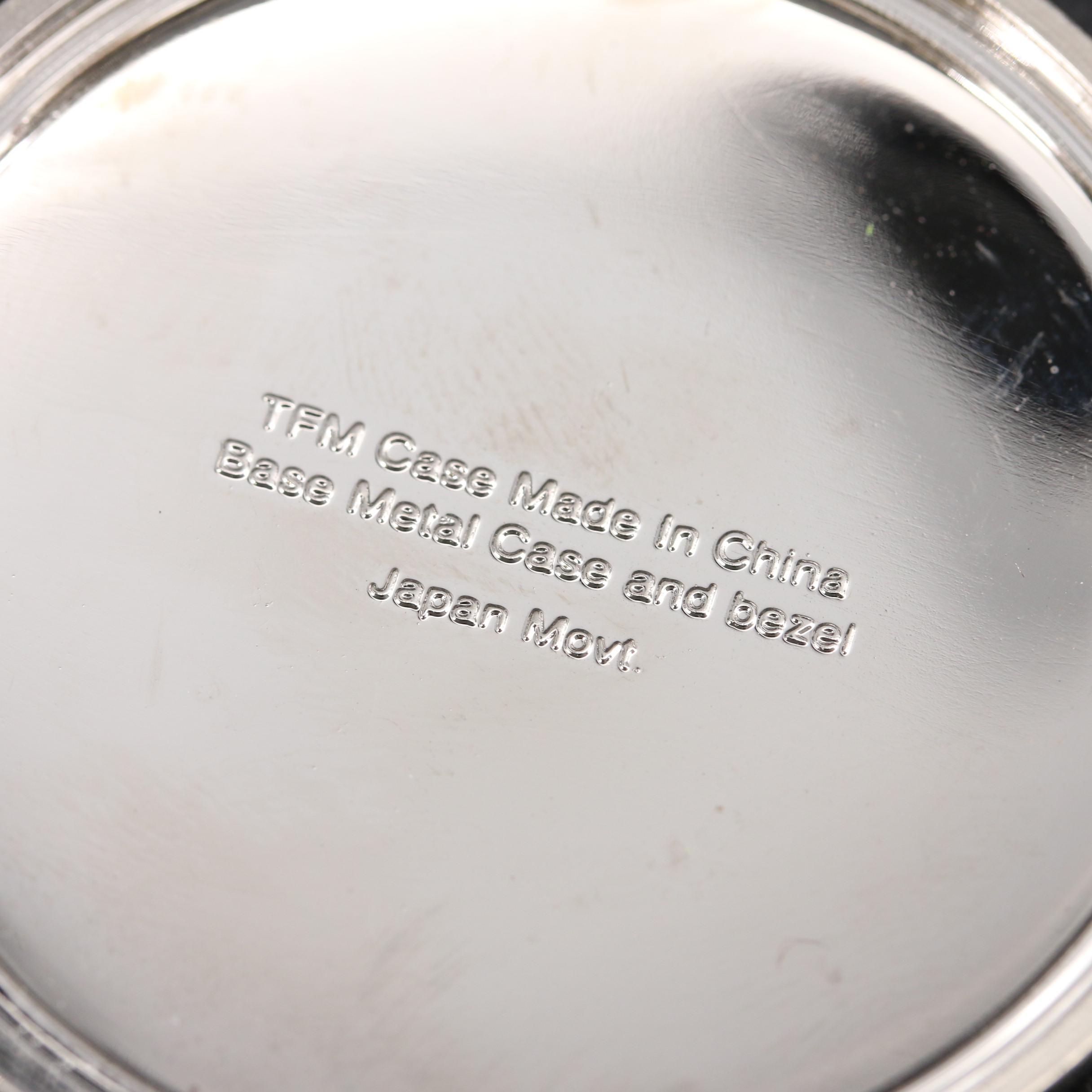 Franklin Mint Wolf Design Pocket Watch