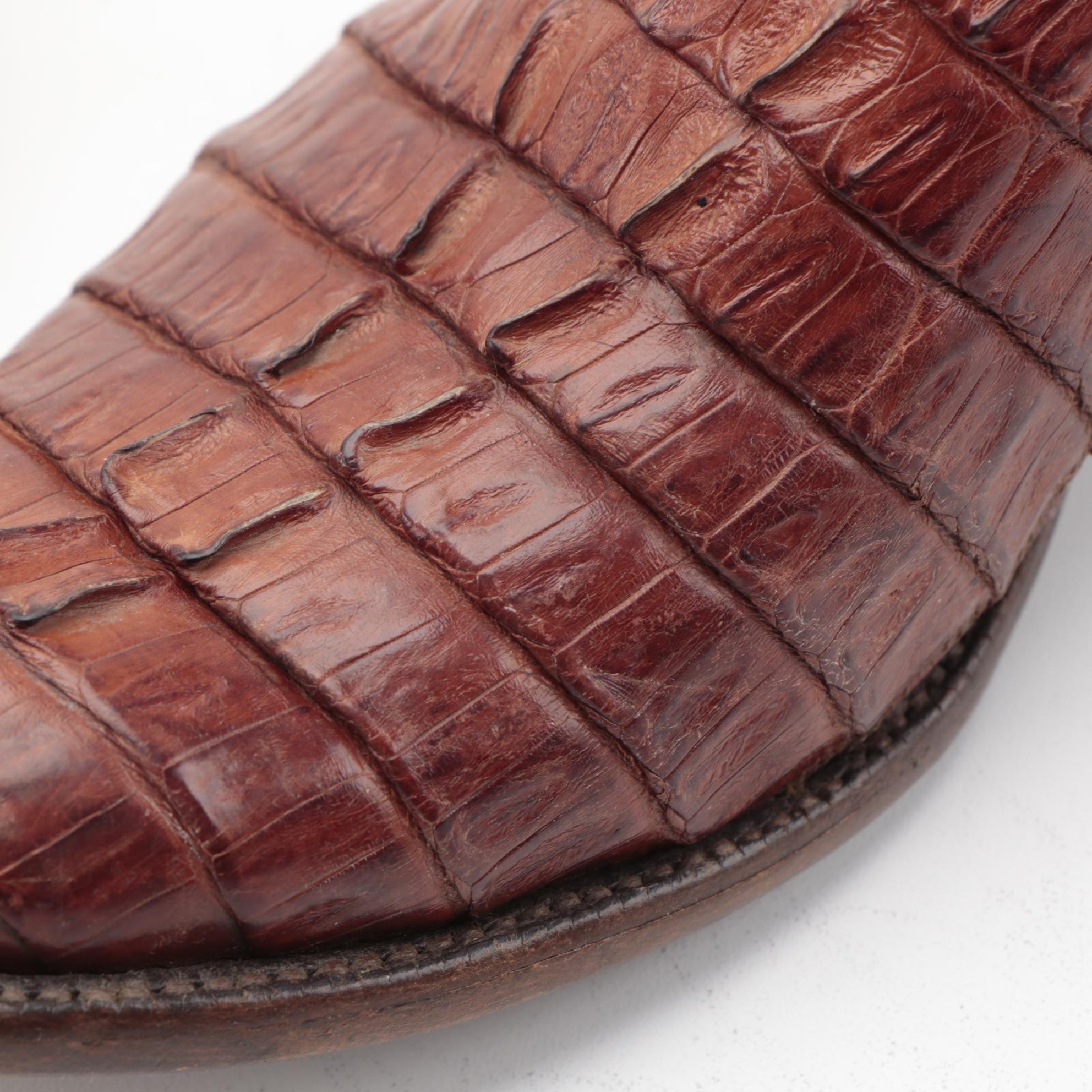 Men's Lucchese Classics L1209 Handmade Caiman Alligator Skin Boots