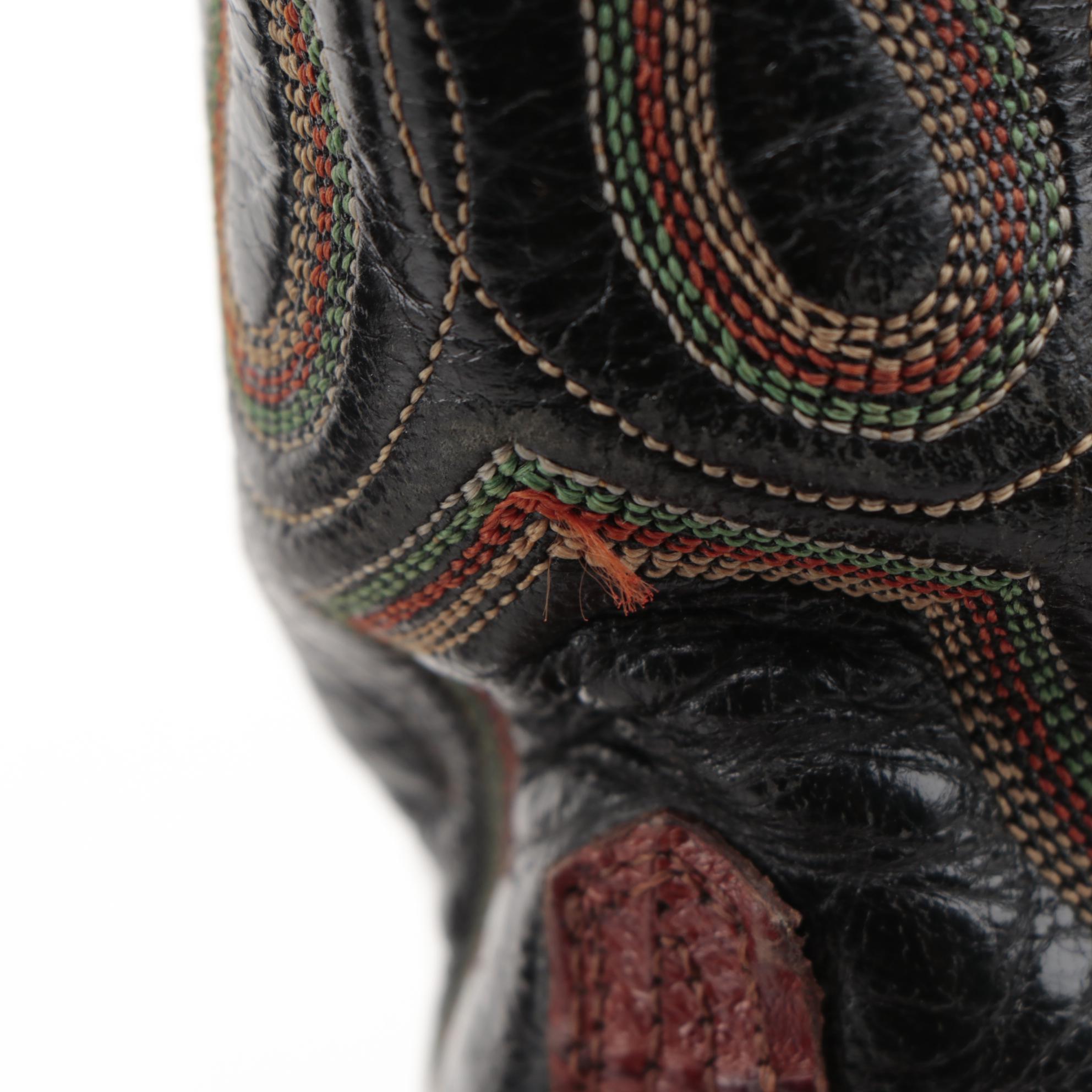 Men's Lucchese Classics L1209 Handmade Caiman Alligator Skin Boots