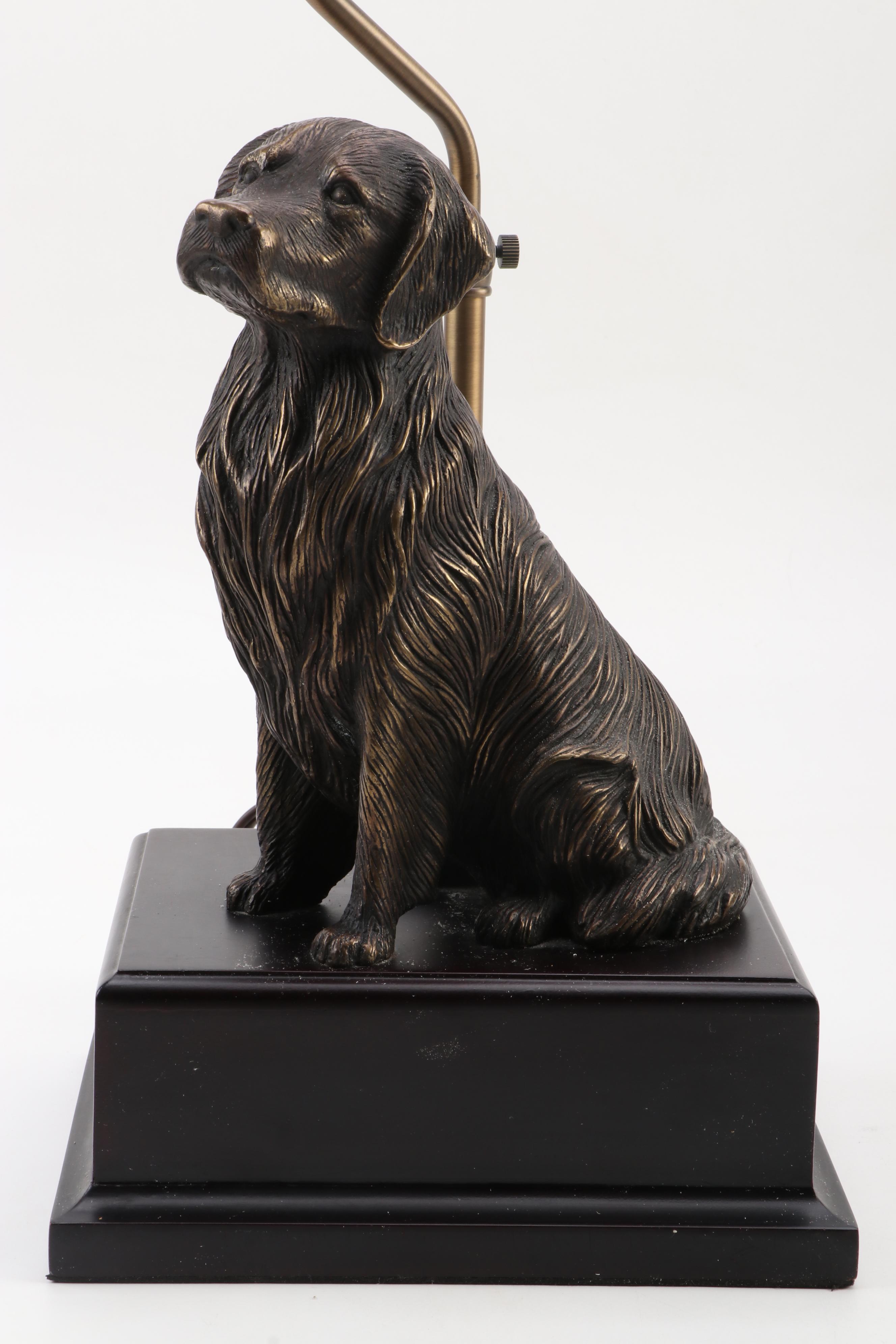 Golden Retriever and Labrador Retriever Accent Table Lamps