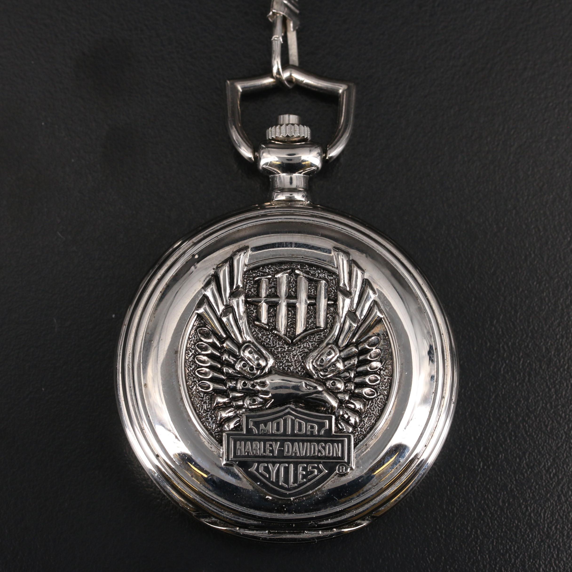 Franklin Mint Harley Davidson Pocket Watch