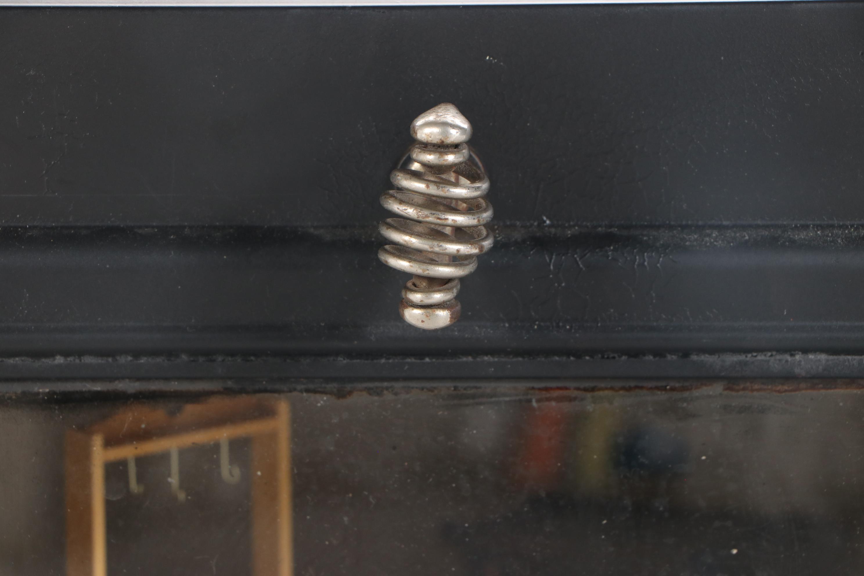 Illuminated Diorama with Miniature Furniture in Heater Housing