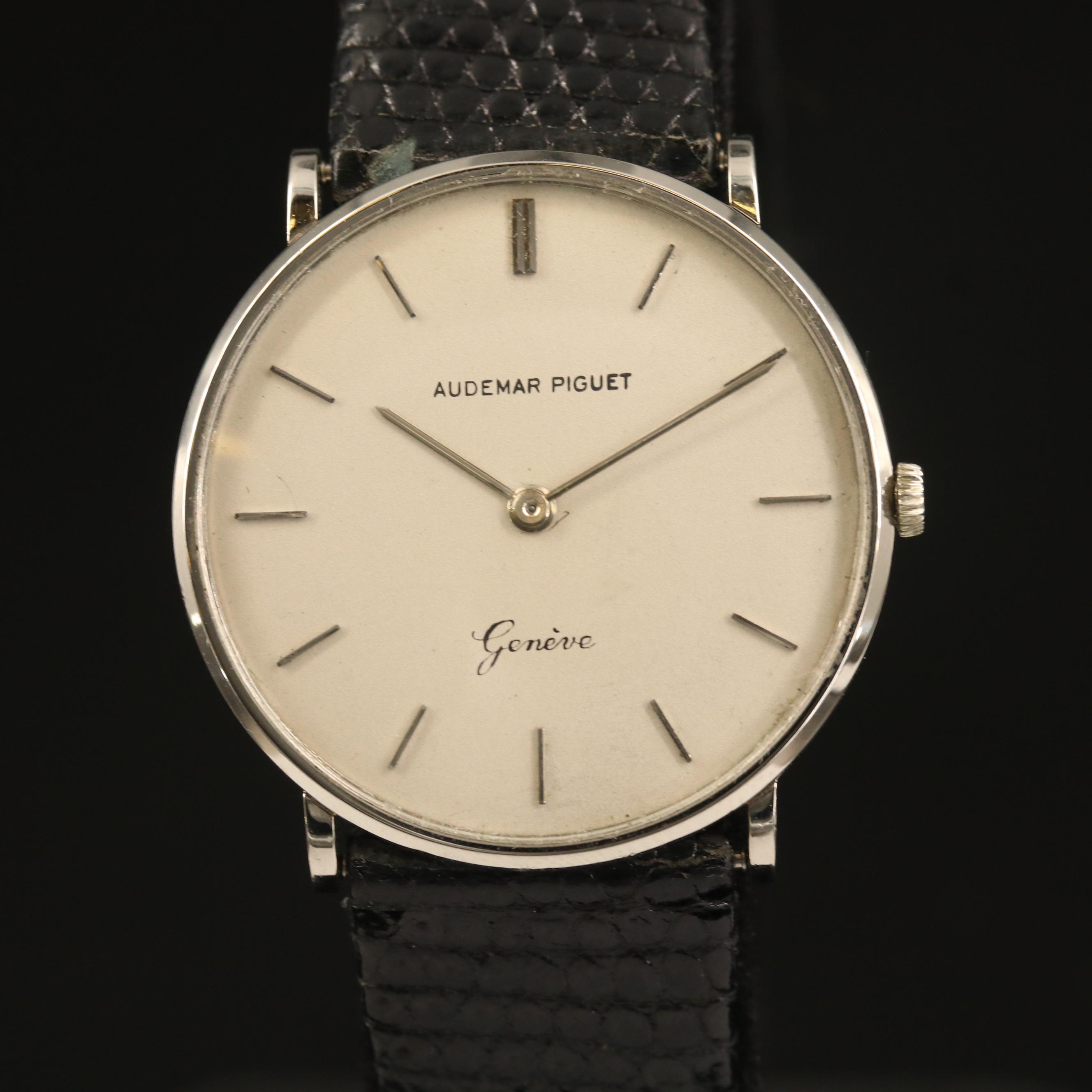 Vintage Audemars Piguet Ultra-Thin 18K White Gold Watch