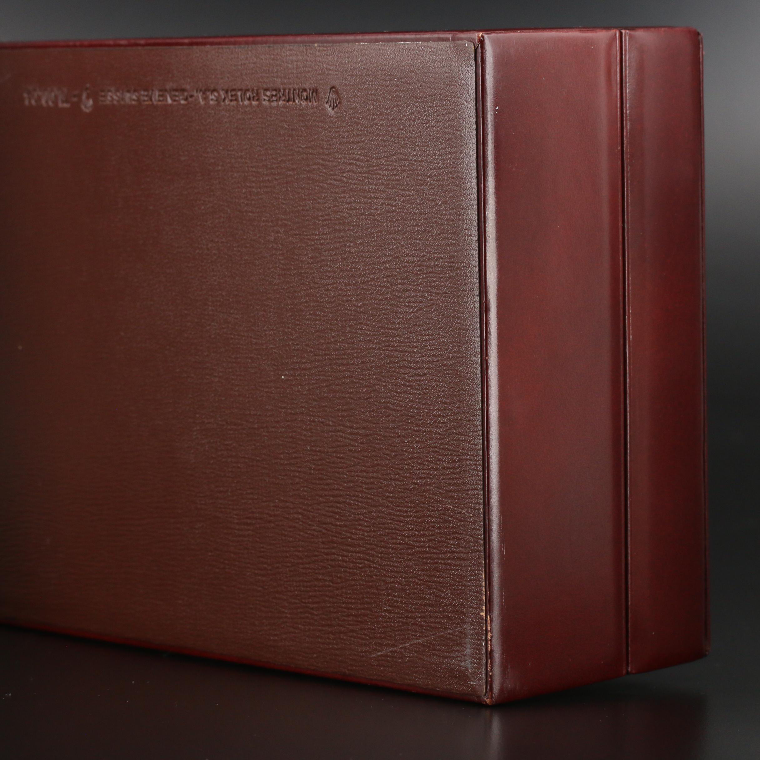 Vintage Rolex Brown Leather Watch Box