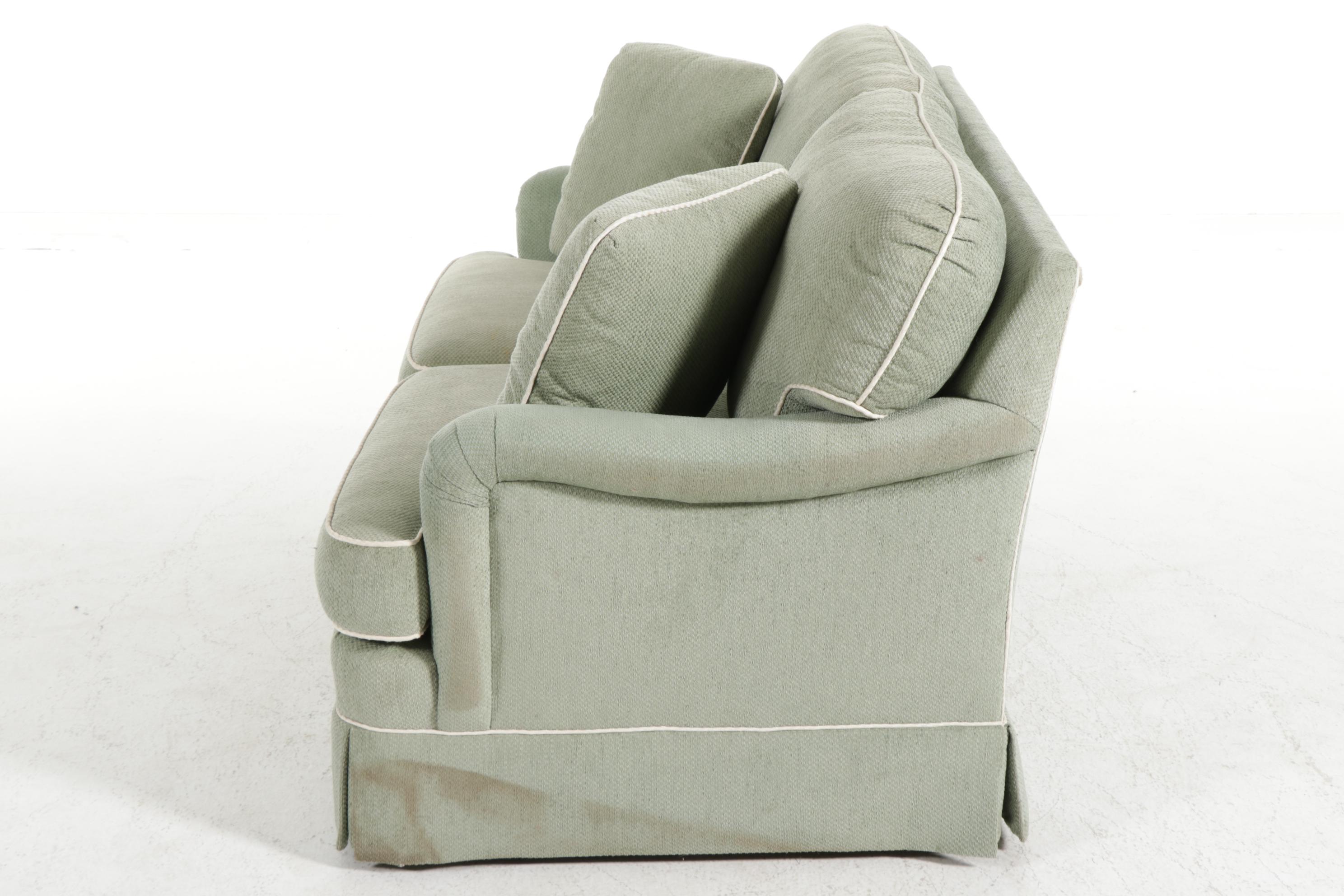 Sherrill Contemporary Upholstered Loveseat Sofa